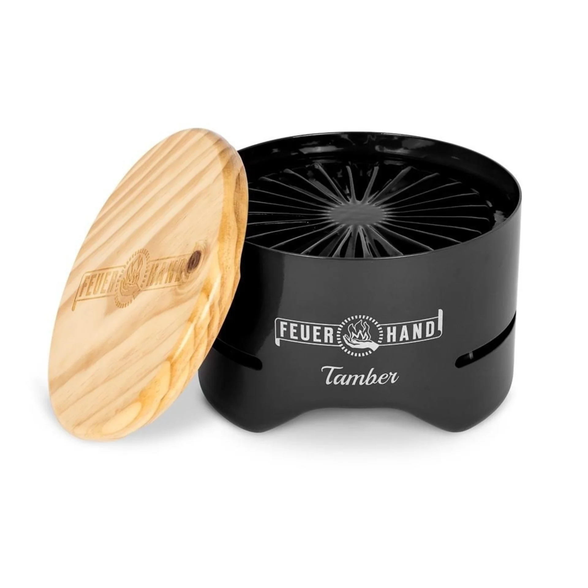 Tischgrill Tamber tiefschwarz Feuerhand
