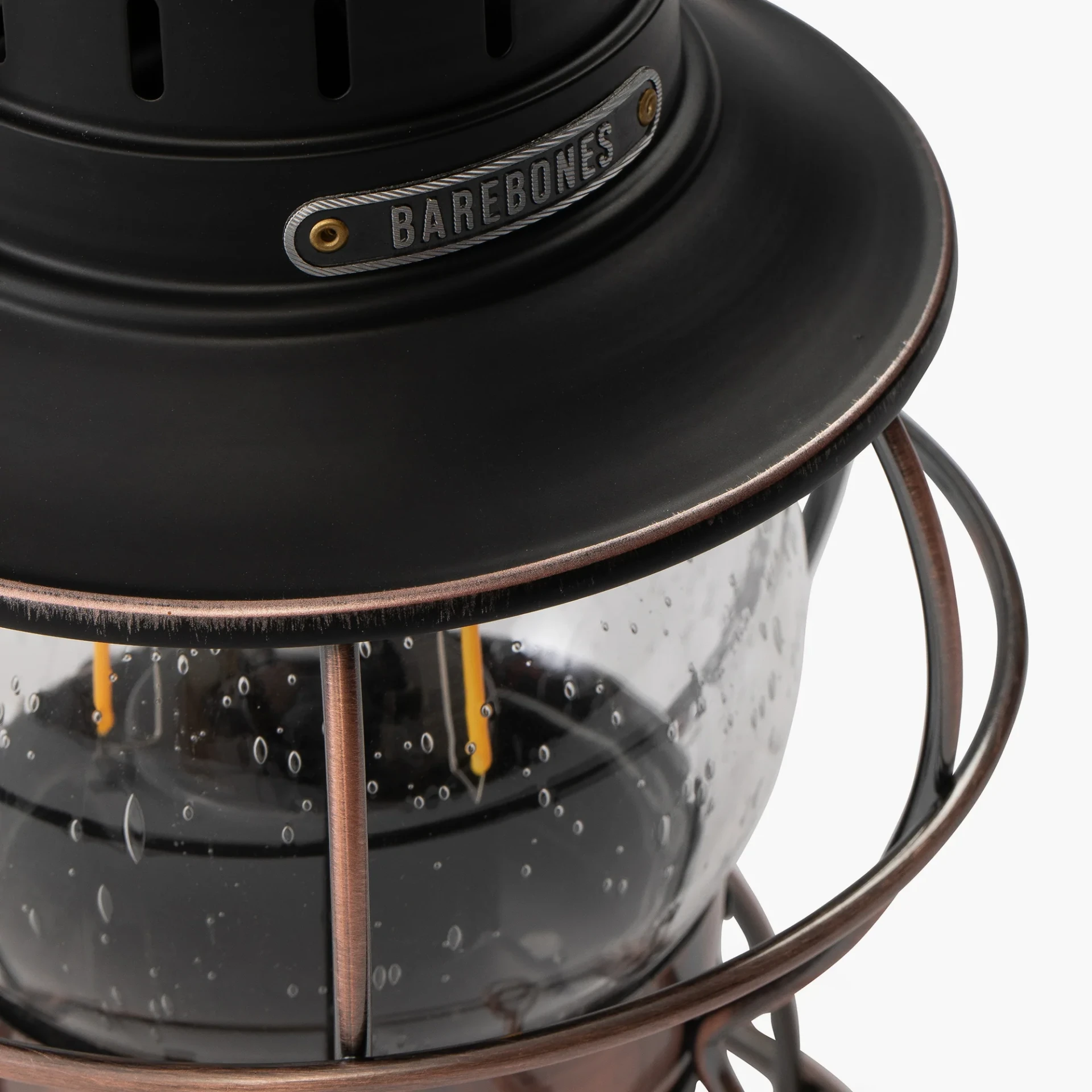 Barebones Railroad Lantern antique bronze