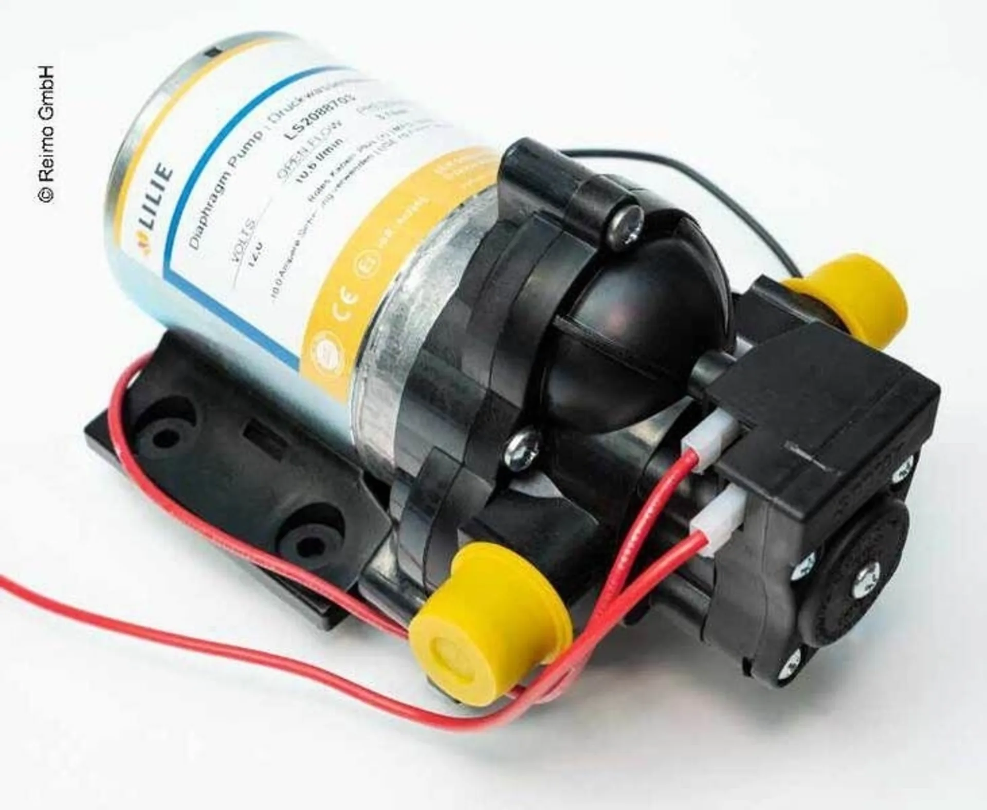 Wasserpumpe 12V mit 10.6 Litern pro Minute, 3.1 bar und 6.5 Ampere
