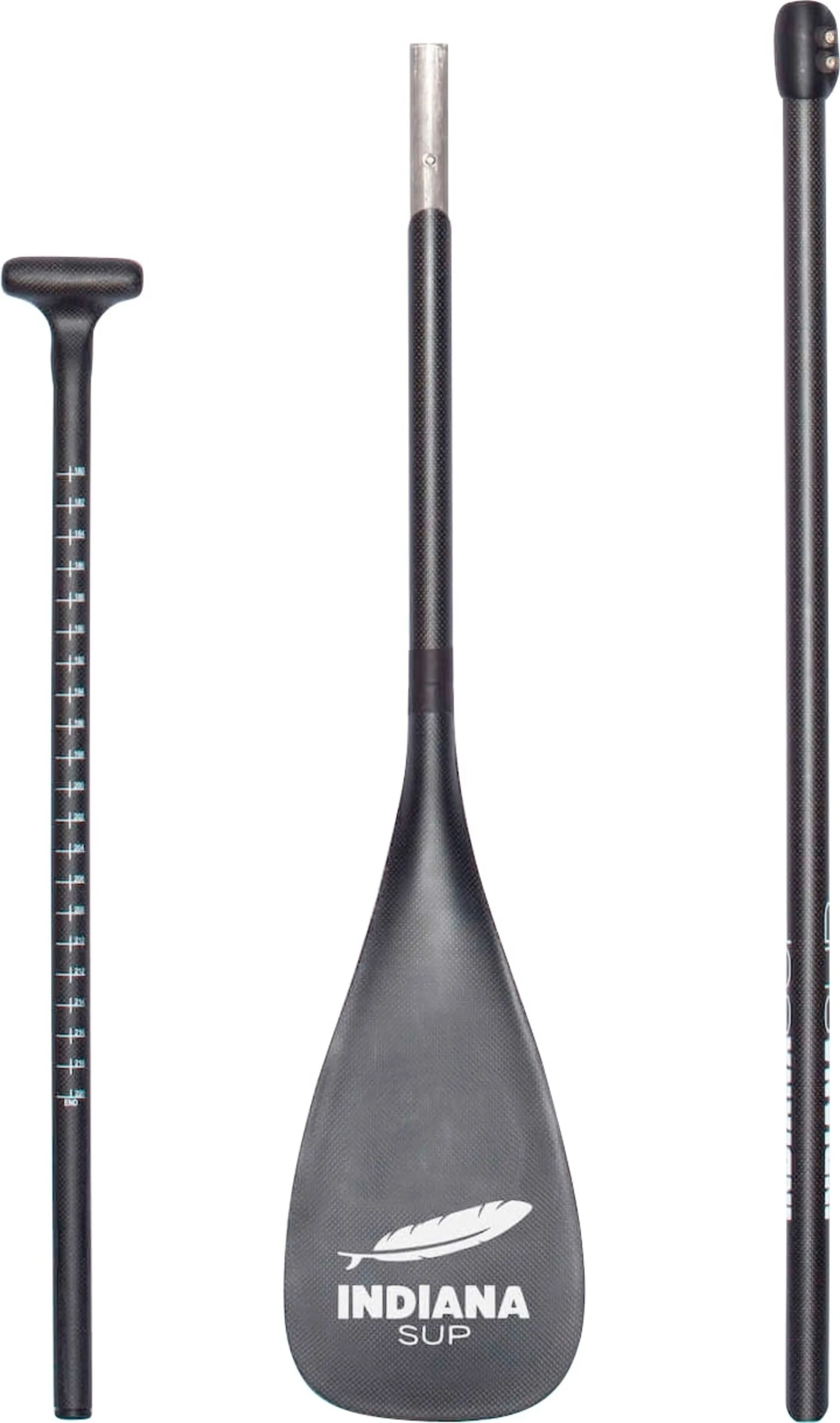 Indiana 81 ln2 Carbon Teleskoppaddel für Stand Up Paddling-Board schwarz