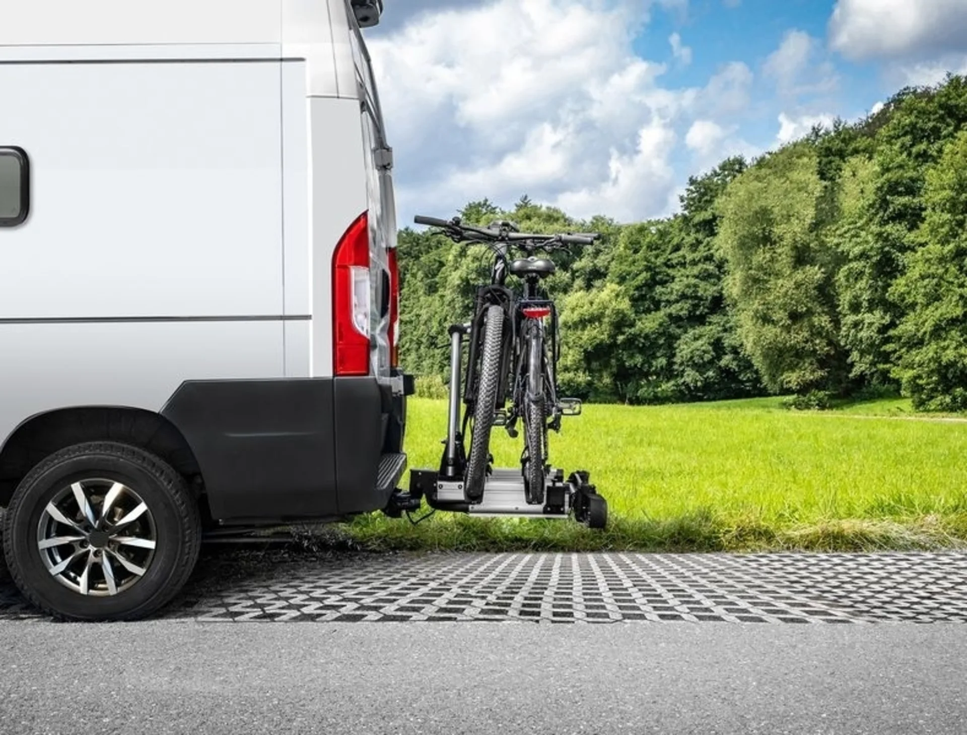 LAS SD260 Porte-vélos d'attelage à porte battante