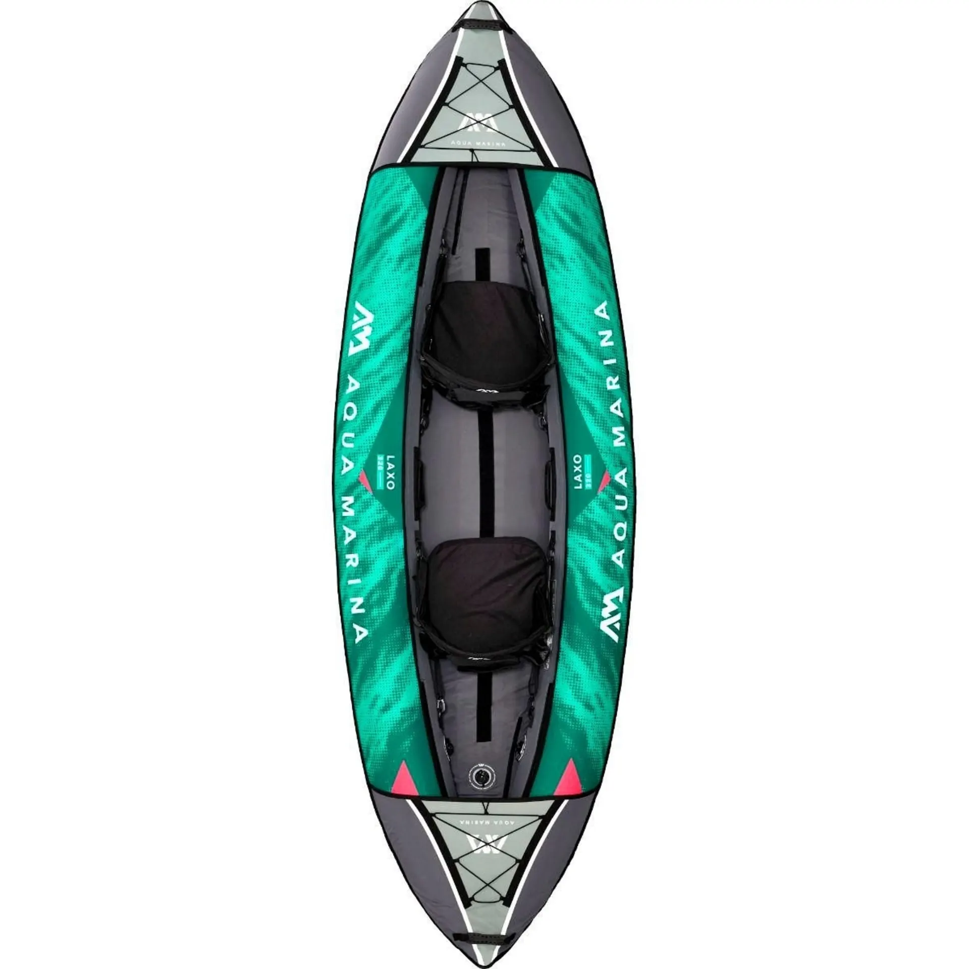 Kit de kayak de loisir Aqua Marina Laxo, 7 pièces, vert/gris, pour 2 personnes Kit de kayak de loisir Aqua Marina Laxo, 7 pièces, vert/gris, pour 2 personnes