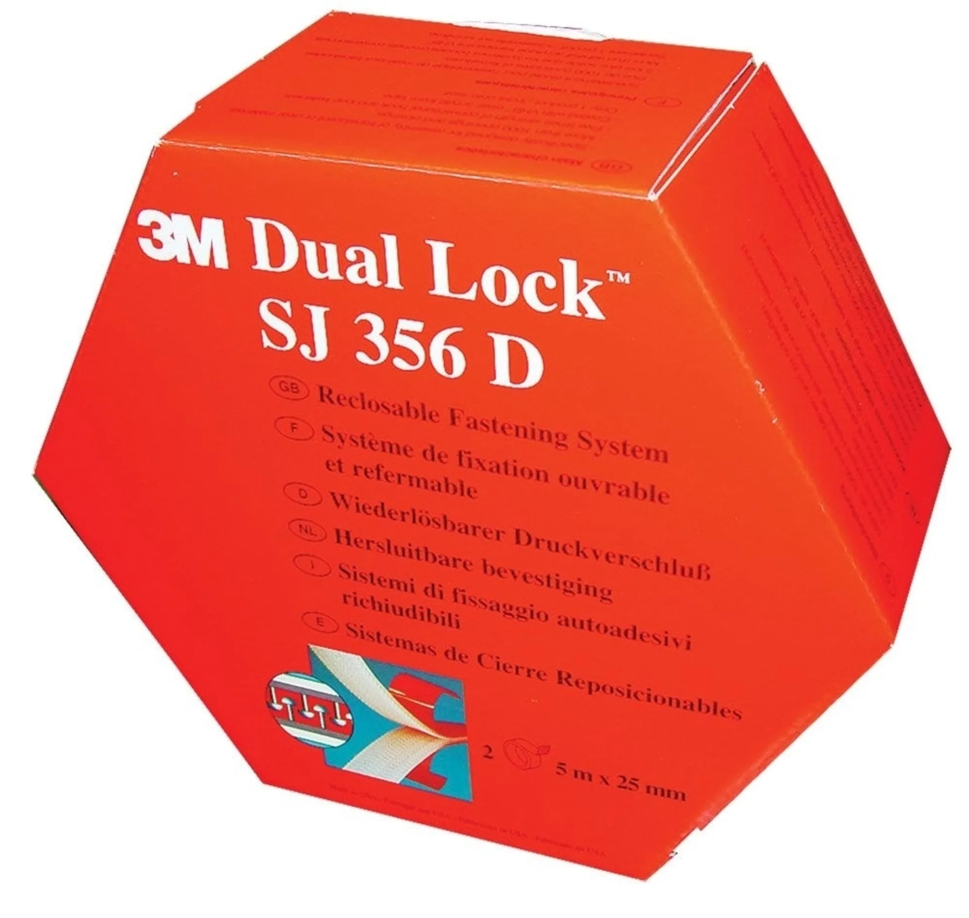 Dual Lock Druckverschluss 5 m Länge 25 mm Breite Dual Lock Druckverschluss 5 m Länge 25 mm Breite