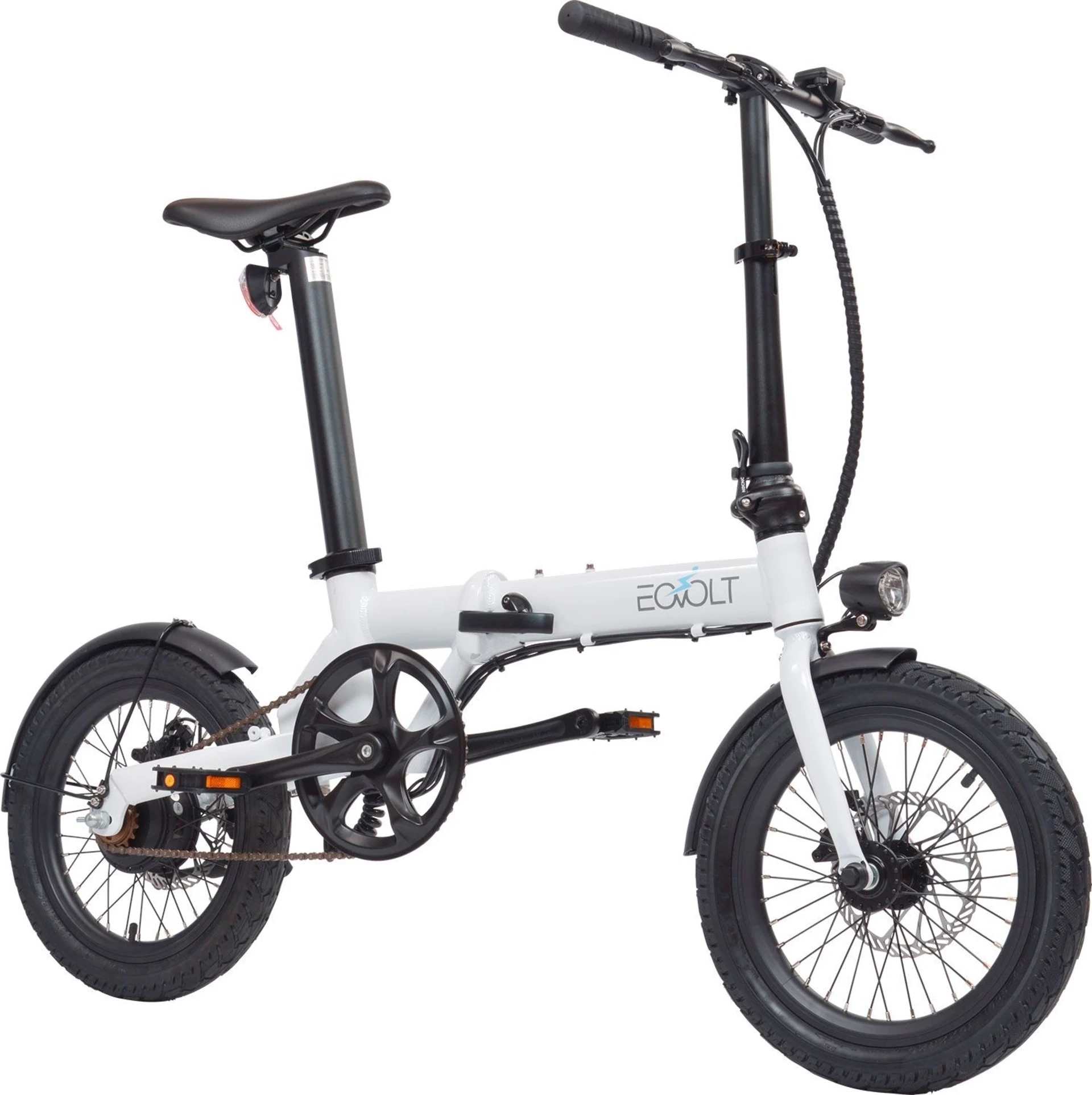 Eovolt City blanc perle Vélo électrique pliable