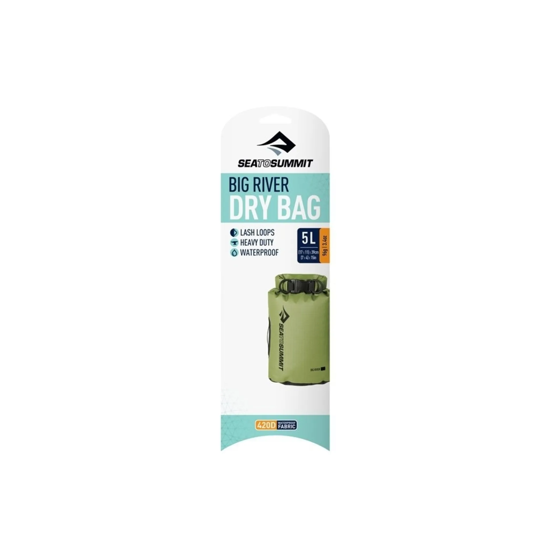 Sea to Summit Big River Dry Bag Stausack 5 Liter blau