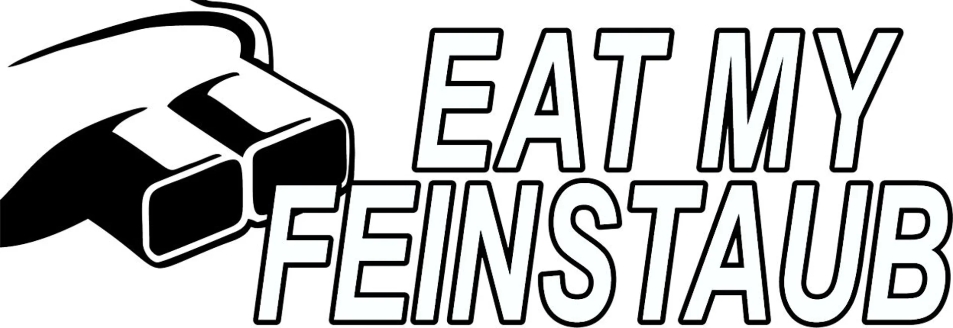 Schütz Aufkleber für Fahrzeuge Eat my Feinstaub 190 x 70 x 0,1 mm