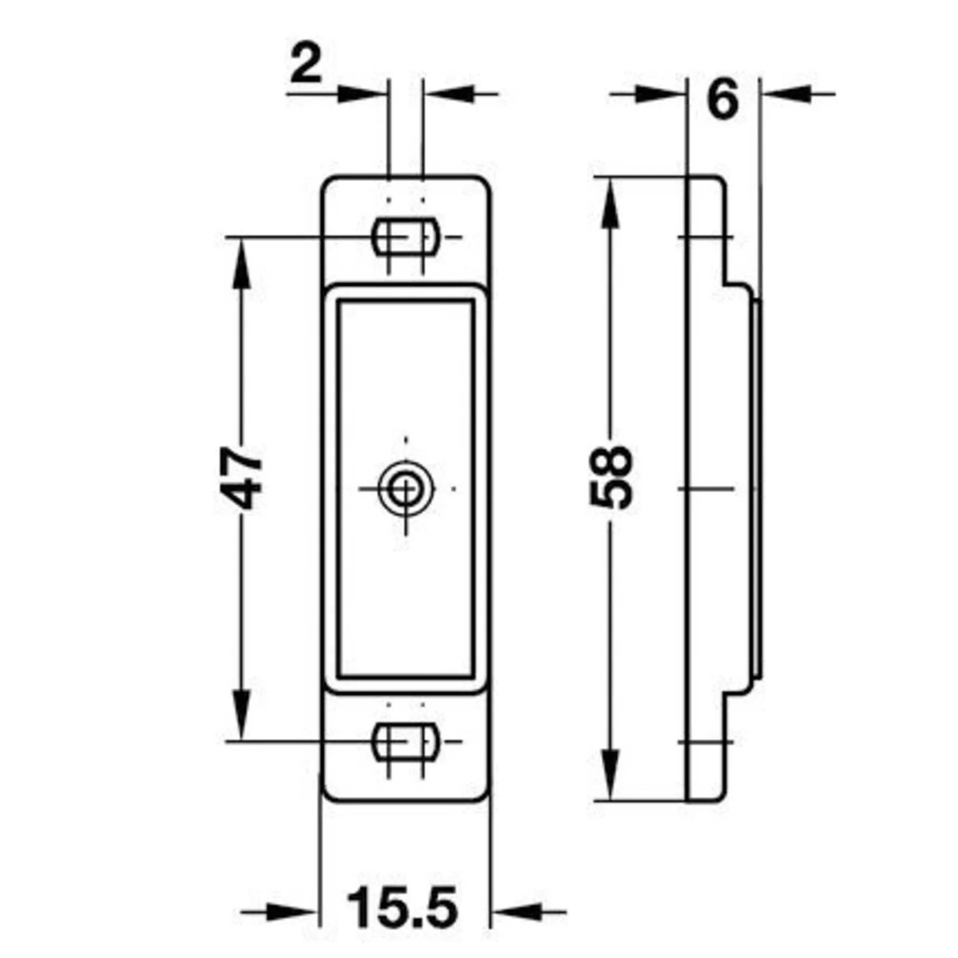 Magnet-Verschluss 2er SB-verpackt