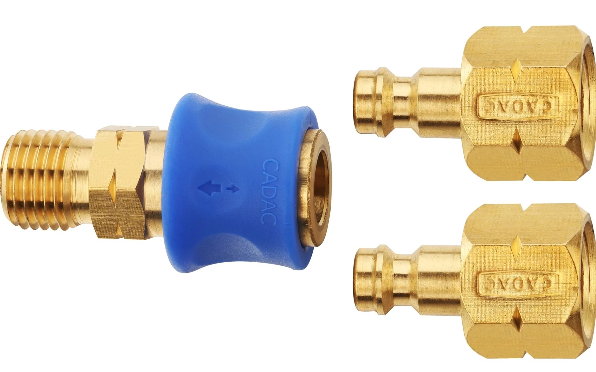 Cadac Quick Release double raccord pour barbecue à gaz et tuyau droit Cadac Quick Release double raccord pour barbecue à gaz et tuyau droit