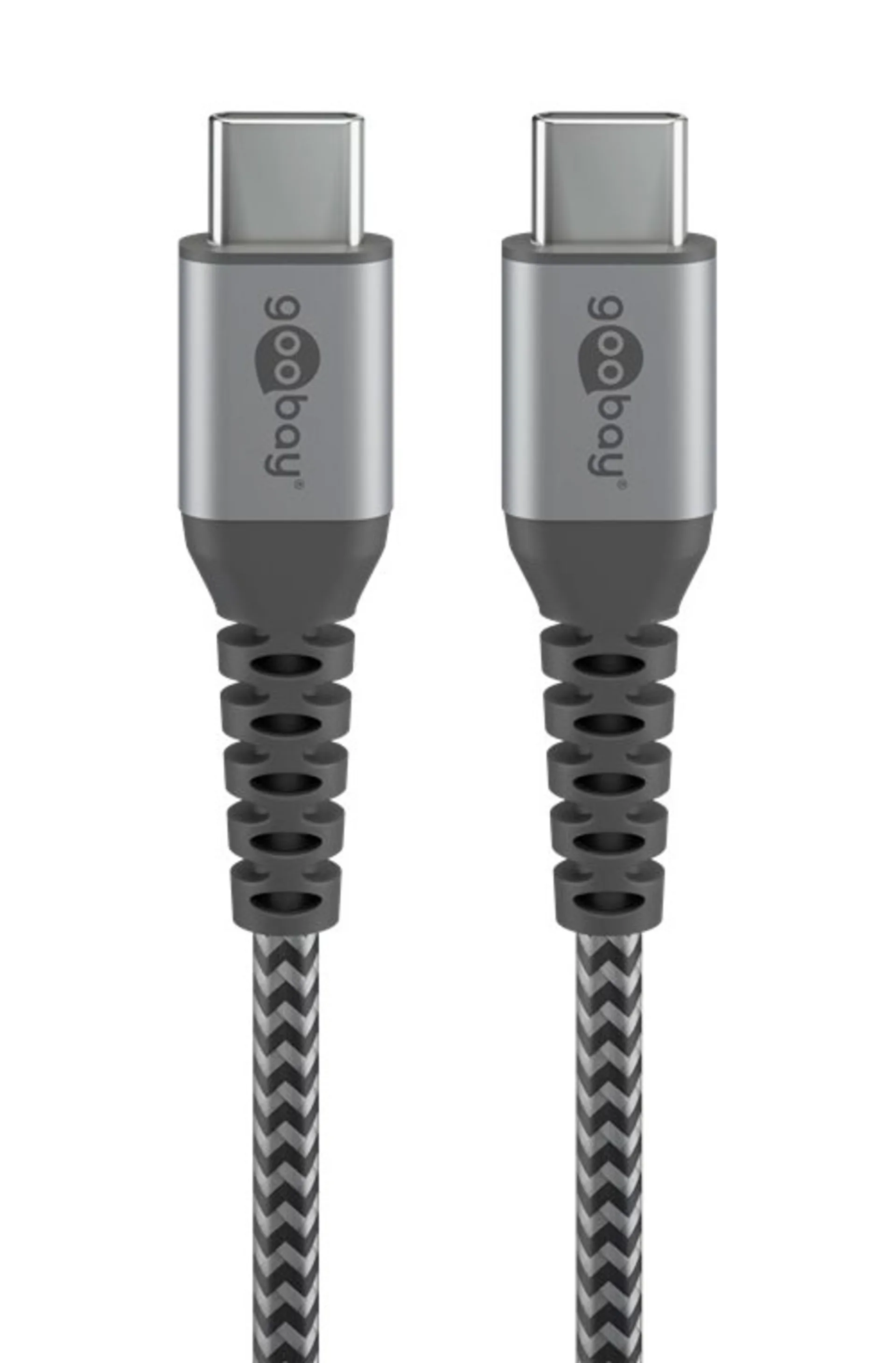 Câble textile Goobay DAT USB-C vers USB-C, 2,0 m