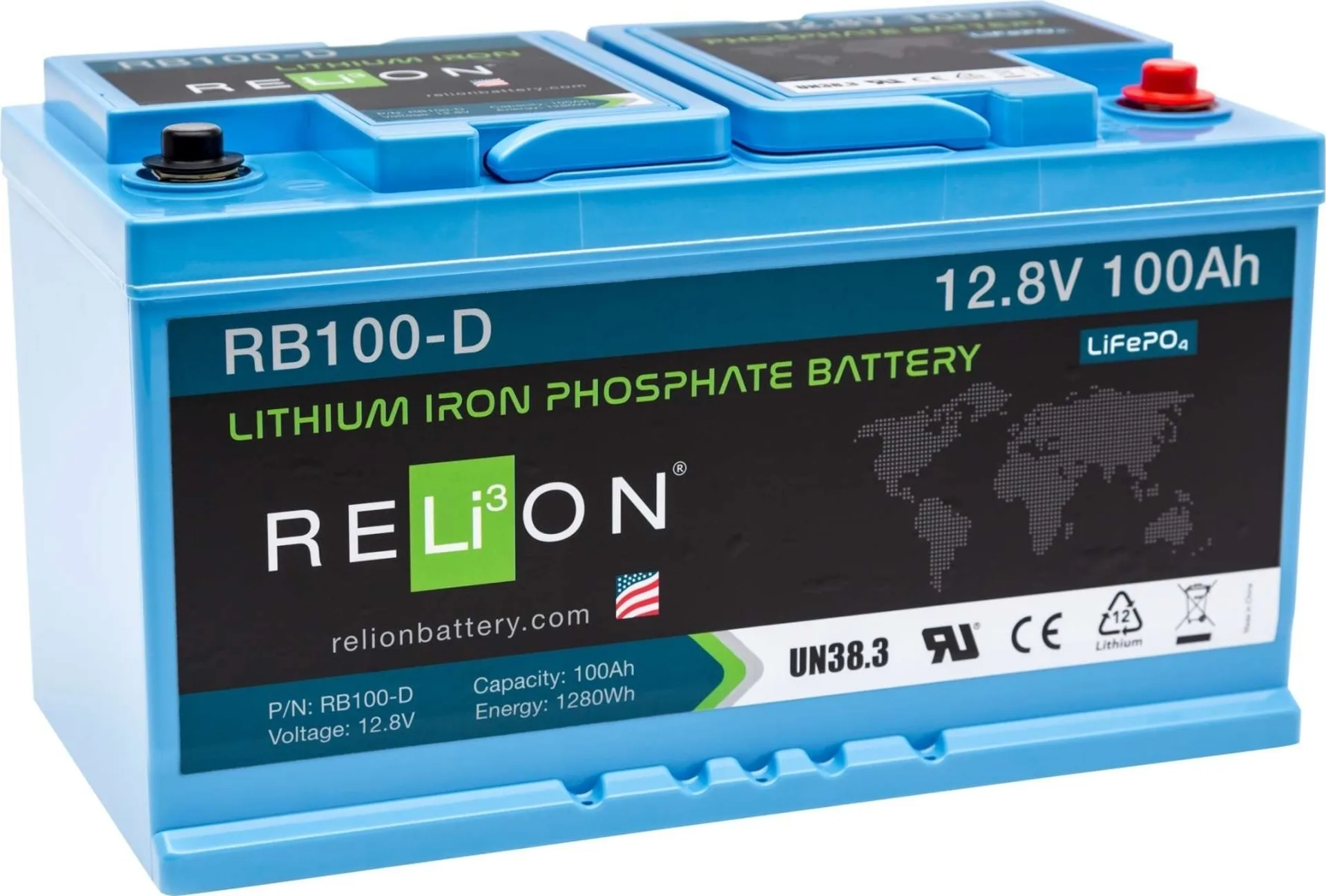 Batterie au lithium-ion Relion 12 V / 100 Ah
