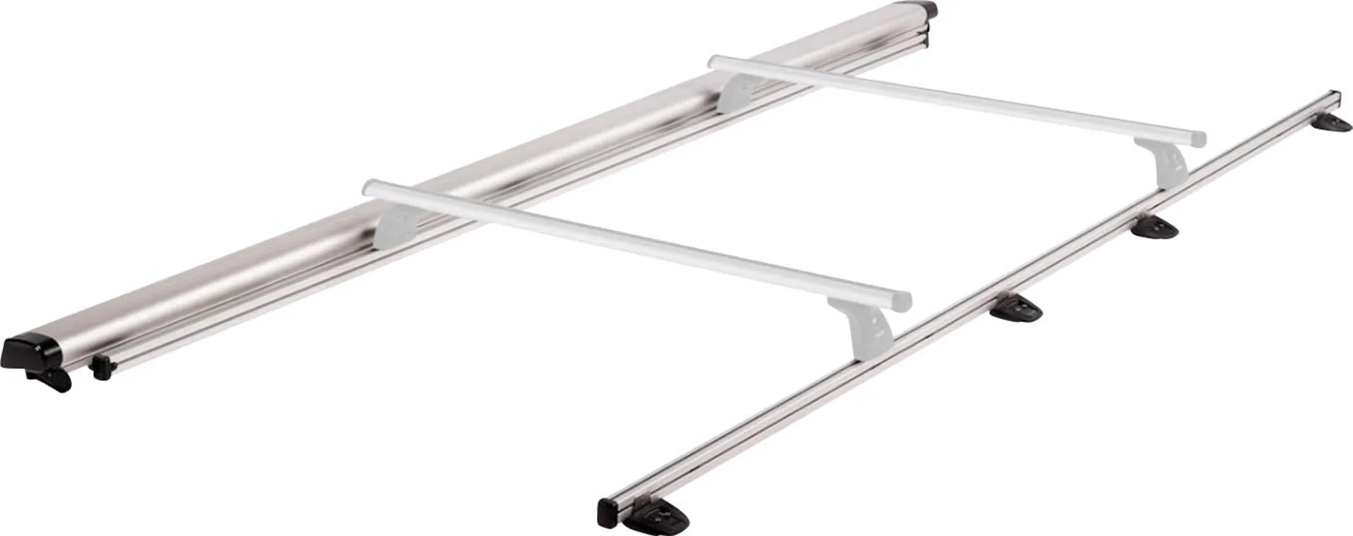 Rails longitudinaux y compris kit de montage pour barres de toit Duca