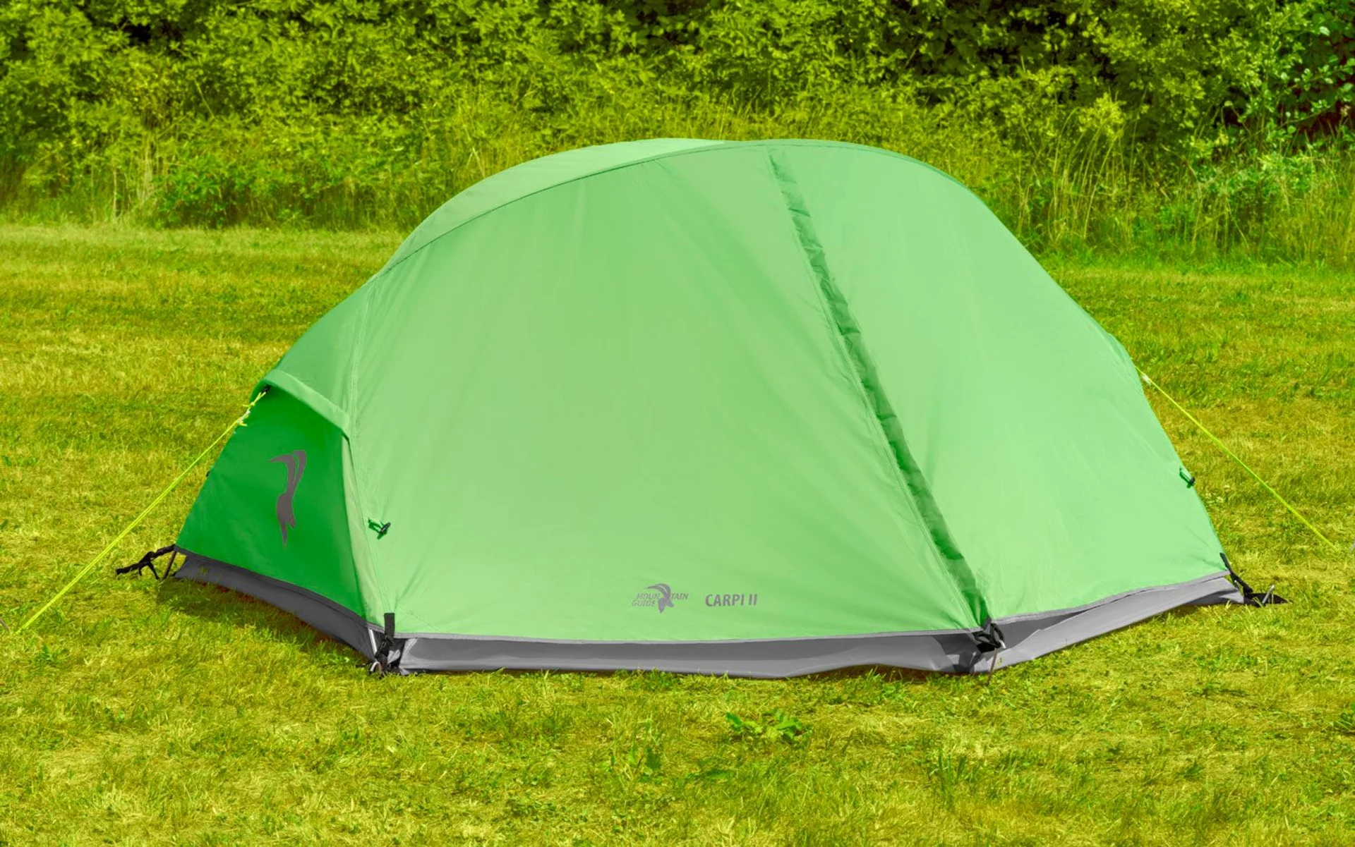 Mountain Guide Trekkingzelt Carpi II Hellgrün für 2 Personen