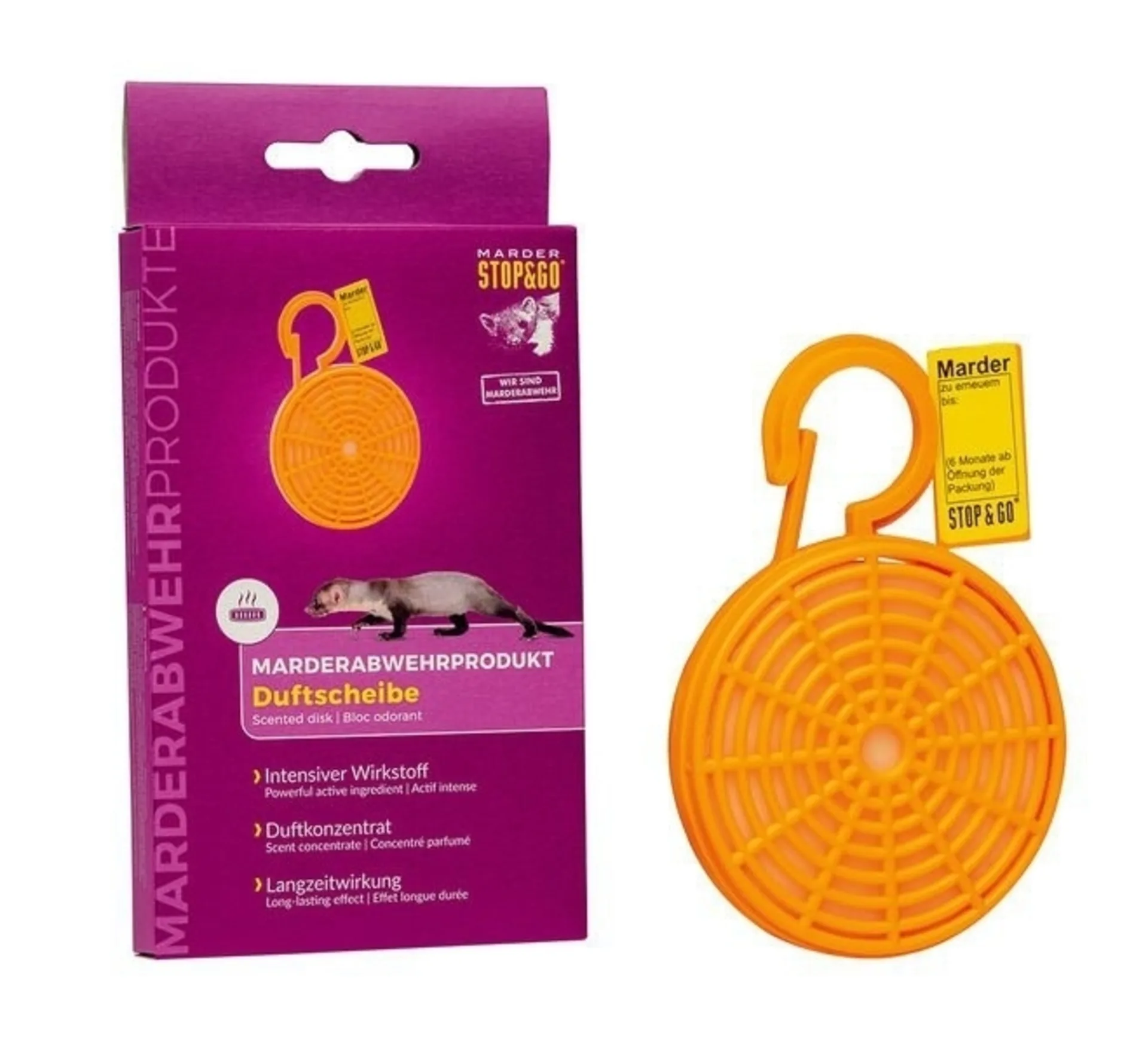 Disque odorant Marder Stop&Go avec substance active intensive