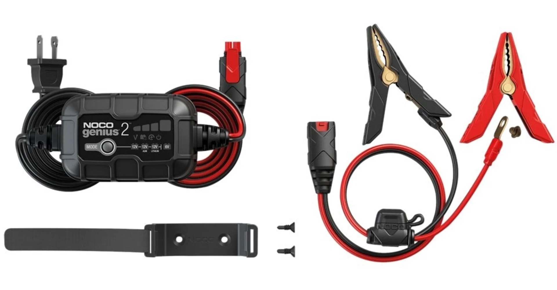 NOCO - Batterieladegerät 6/12 V 2 A 140 x 94 x 43 mm, auch für Lithium-Batterien NOCO - Batterieladegerät 6/12 V 2 A 140 x 94 x 43 mm, auch für Lithium-Batterien