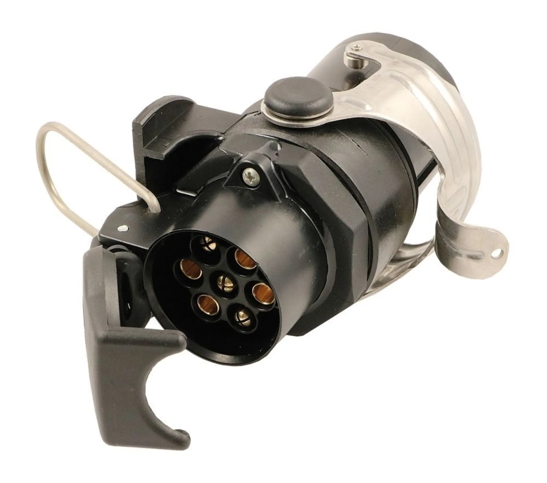 Adapter 15- auf 7-pol. für LKWs von 15-pol. auf 7-pol. CH, nur 115 mm lang!