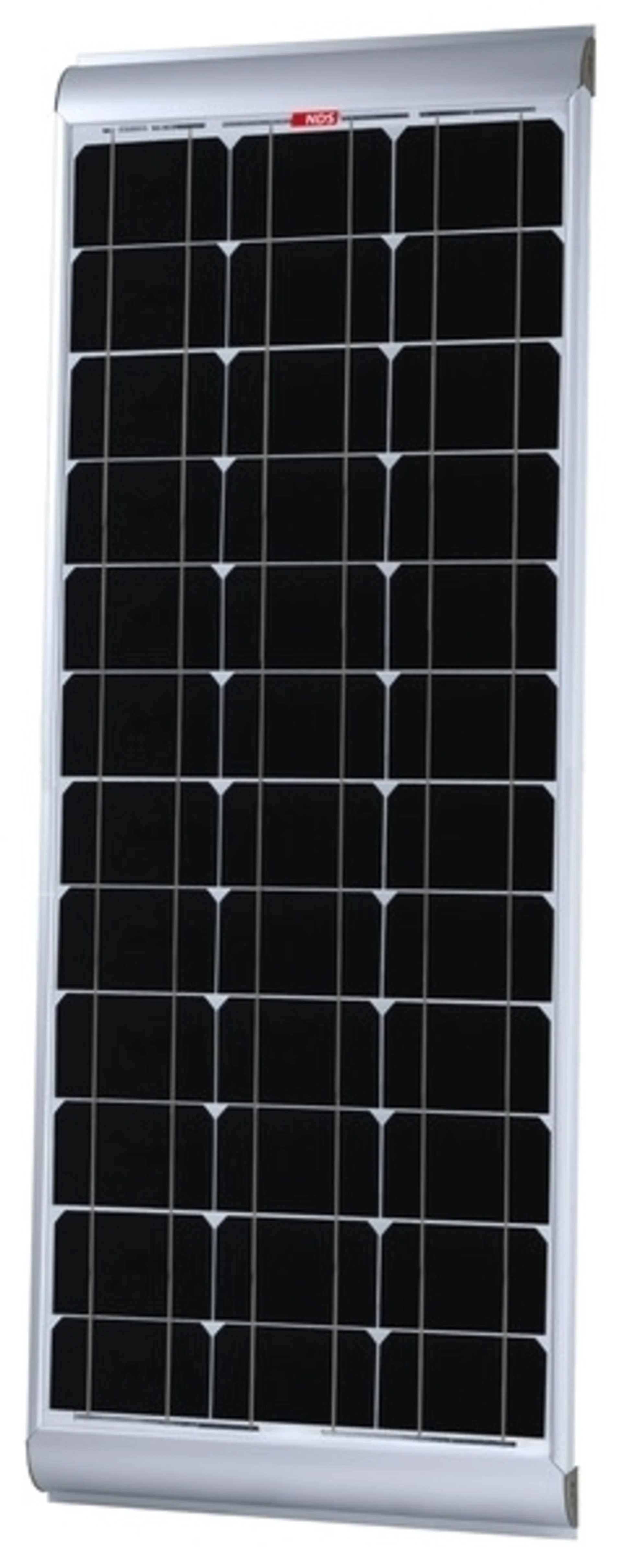 panneau solaire 120W avec spoiler et supports, cellules monocristallines
