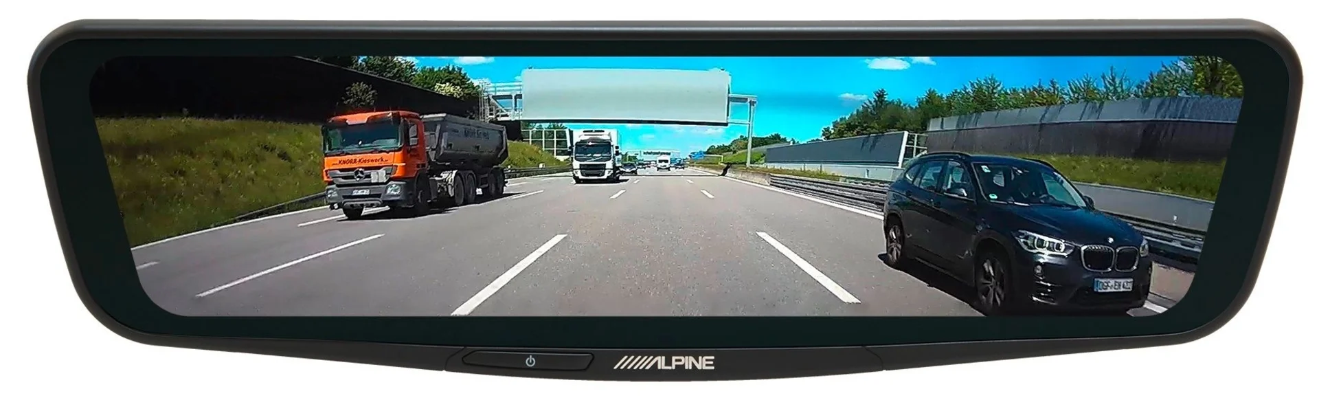 Rétroviseur numérique Alpine pour camping-cars et fourgons aménagés