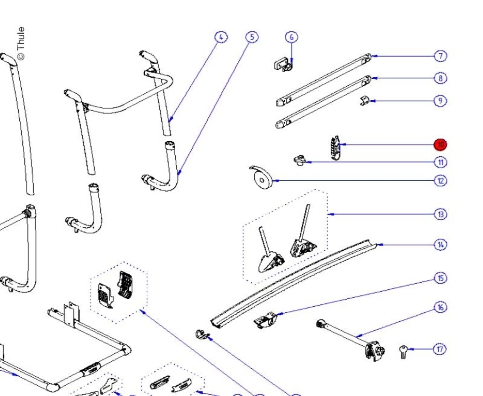 Support de plateforme (set de 2 pièces)