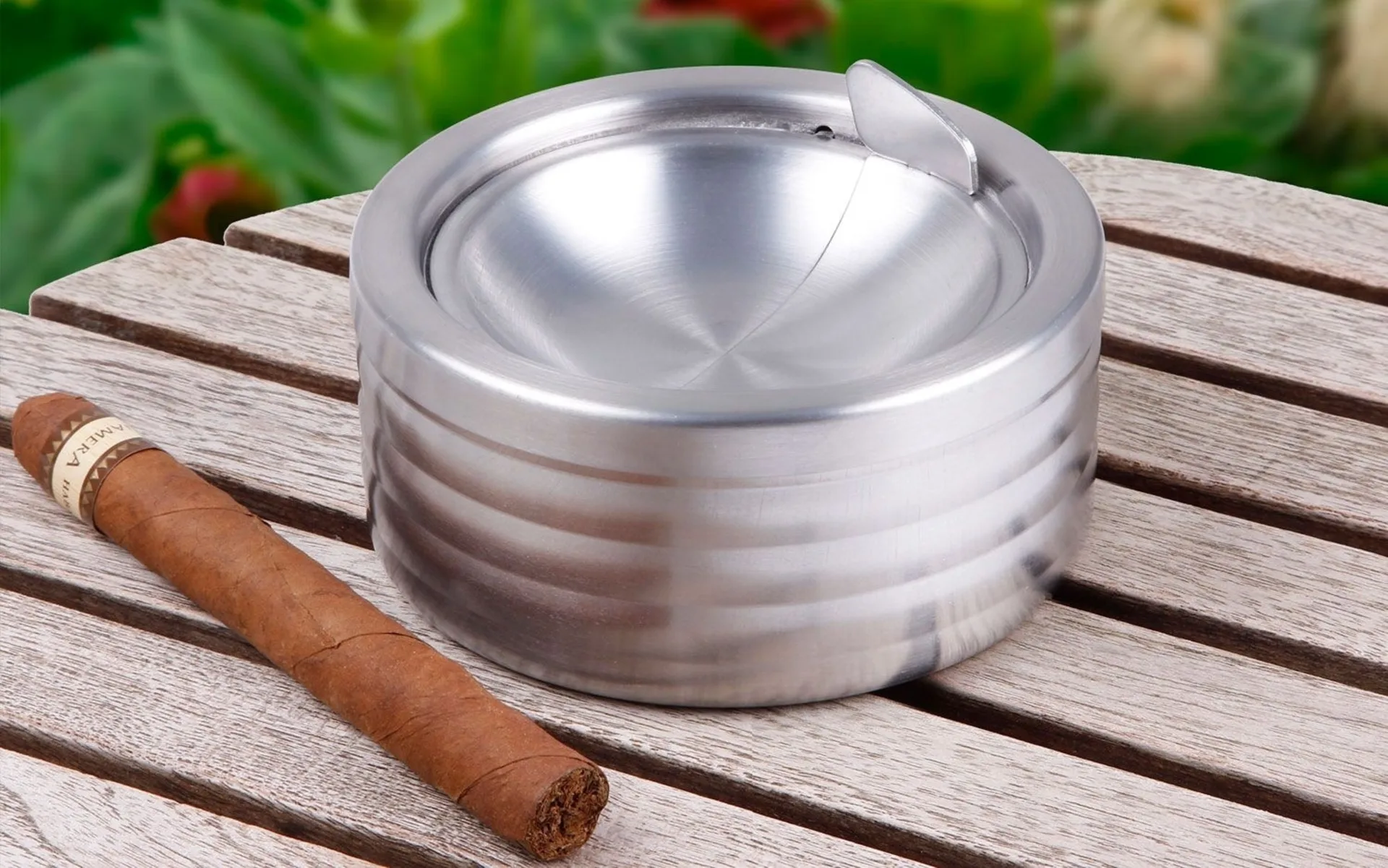 Cendrier à vent CHG Acier inoxydable