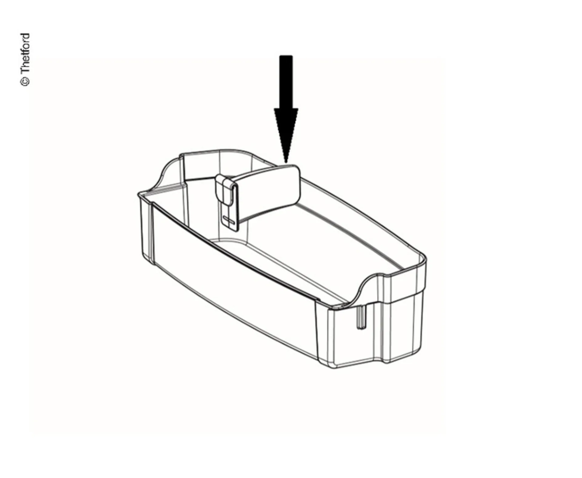 Porte-bouteilles pour le compartiment de porte du réfrigérateur