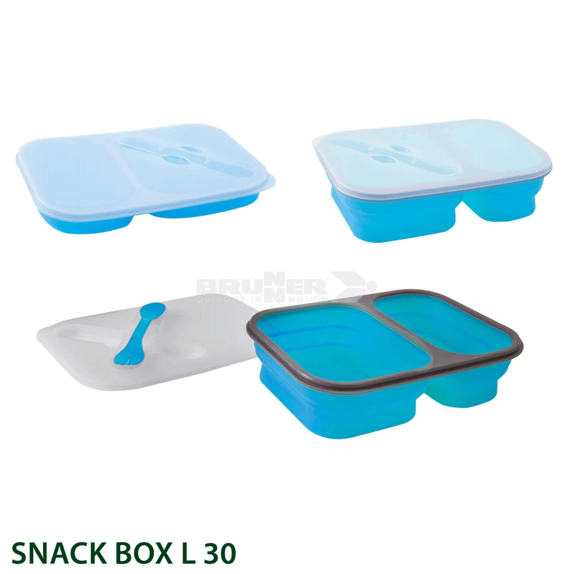 Brunner Snack Box L Foldaway Faltbox 1,6l blau