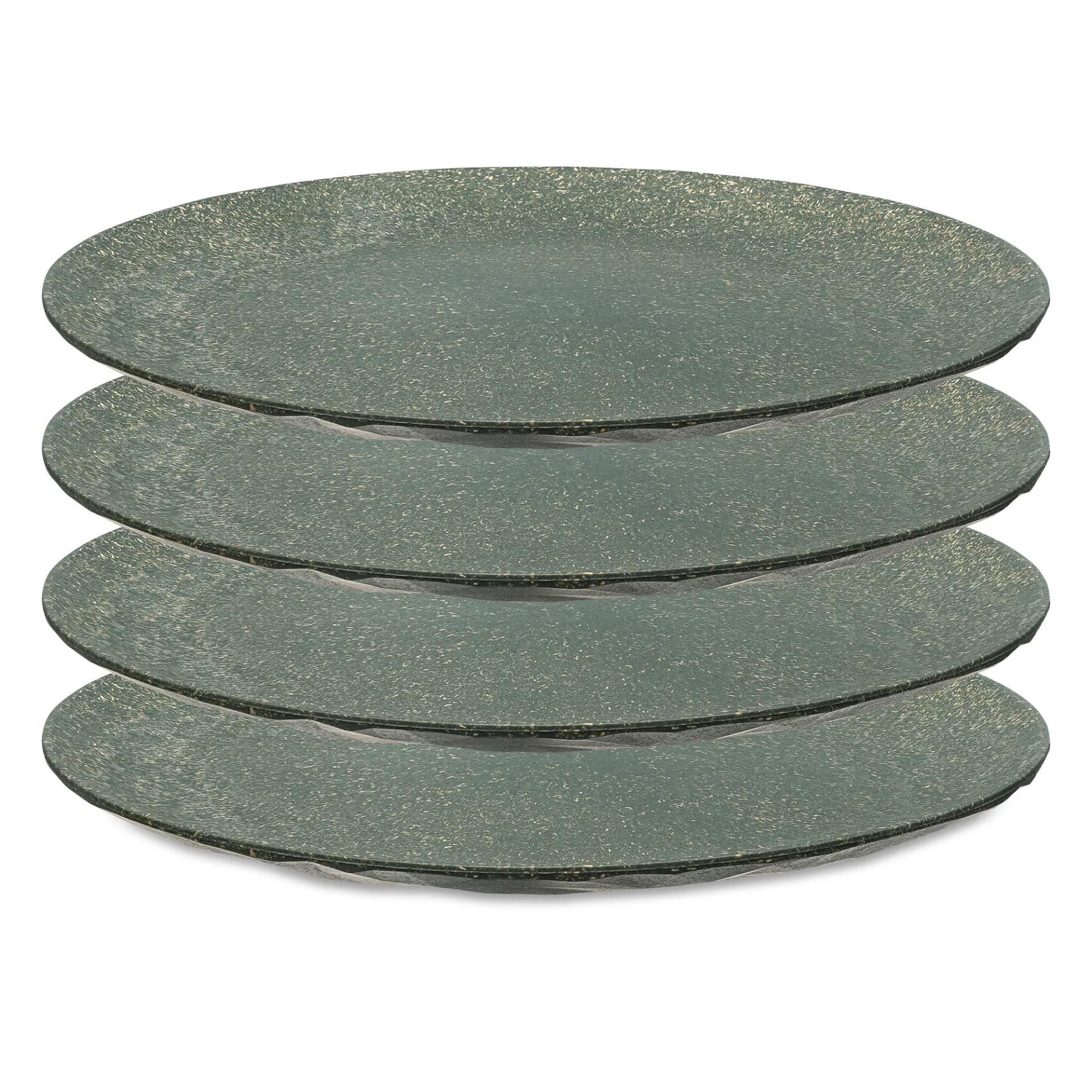 Koziol Club Plate Teller 260 mm 4-tlg. (flach) - Nature Ash Grey