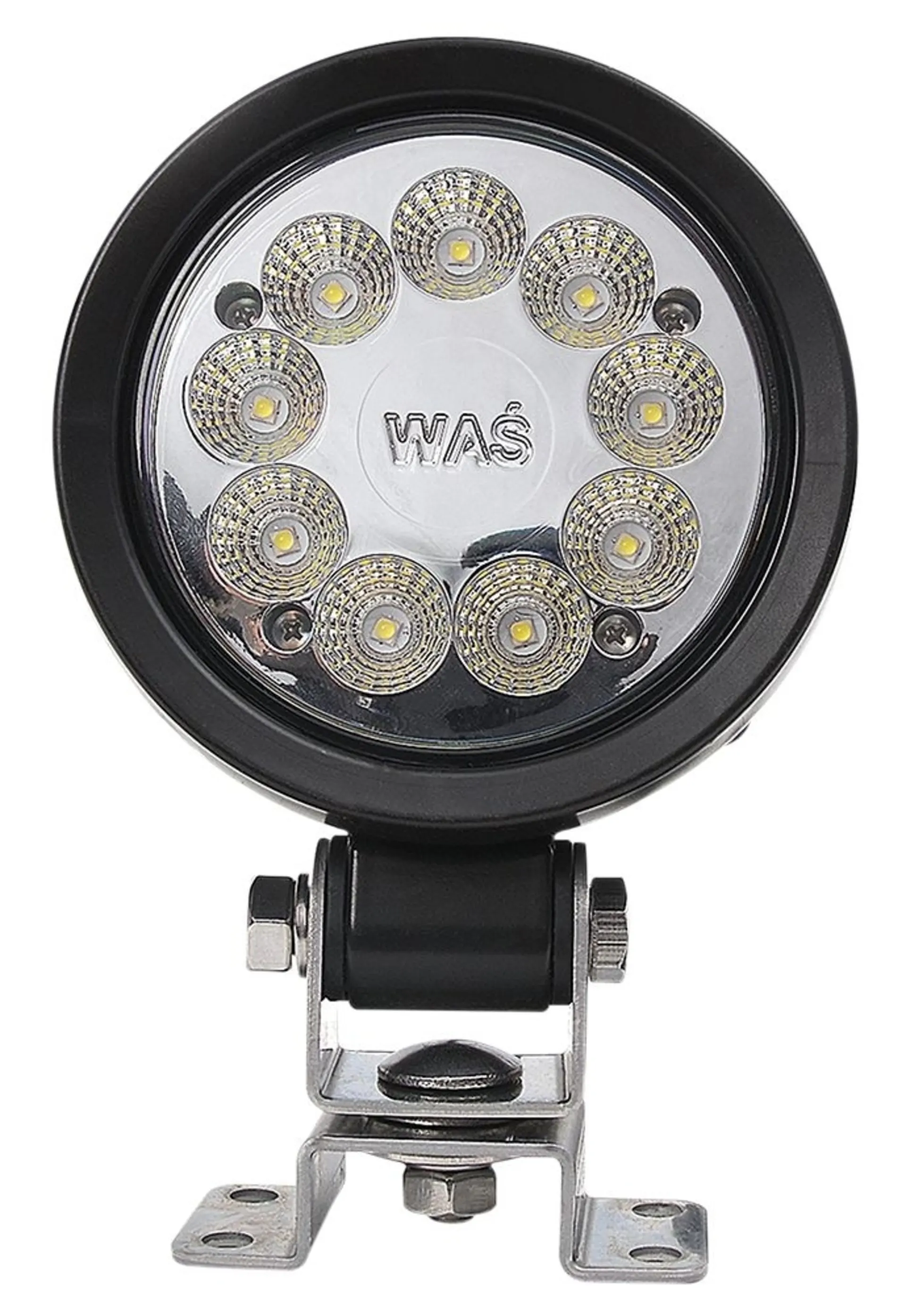 WAS - LED-Arbeitsscheinw. 4’000 lm, Flutlicht ø 108 x 46 mm, 4’000 Lumen, IP68, 12 - 70 V, 36 W