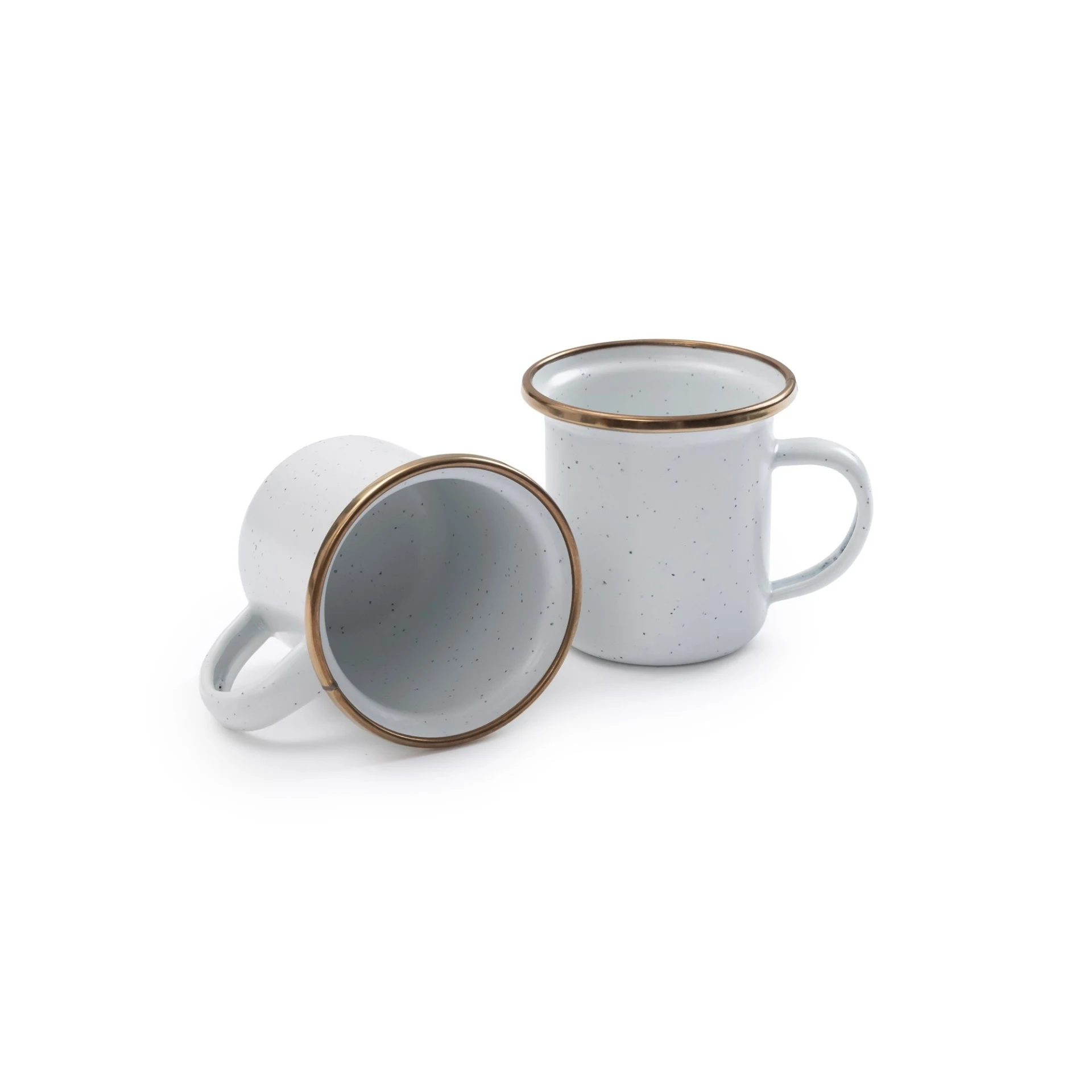 Tasses à expresso Barebones, lot de 2, couleur coquille d'œuf