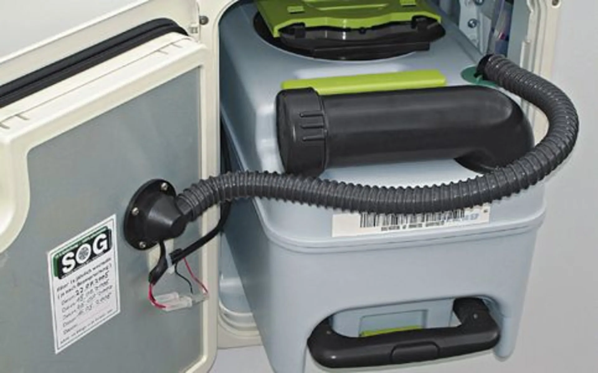 SOG I Typ 3000A (CT3000/CT4000) 12V Toilettenentlüftung Türvariante weiß