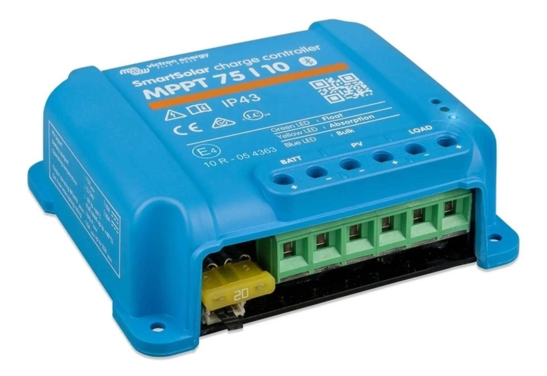 Victron Energy SmartSolar 75/10 MPPT régulateur de charge solaire 10 A 12 / 24 V Victron Energy SmartSolar 75/10 MPPT régulateur de charge solaire 10 A 12 / 24 V