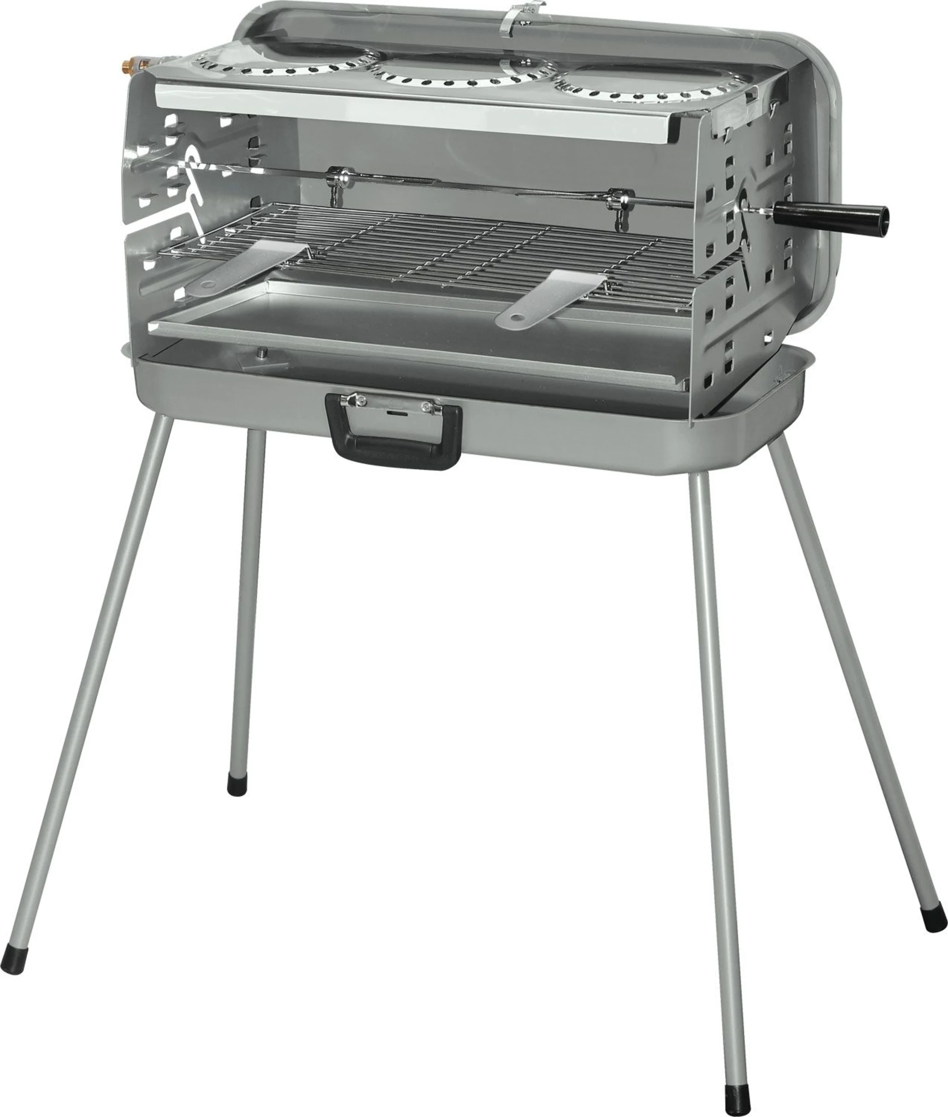 Berger Barbecue à gaz portable 3 feux 50 mbar