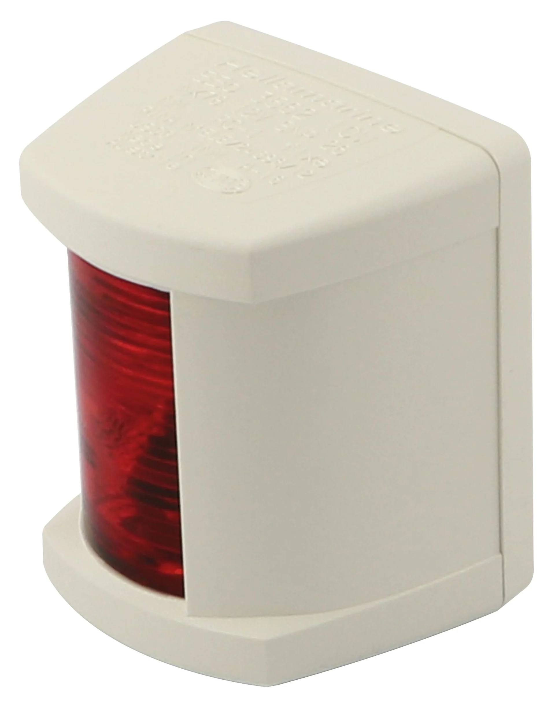 Hella Marine - Backbordlaterne Leuchte rot 63 x 75 x 53 mm, Gehäuse weiss