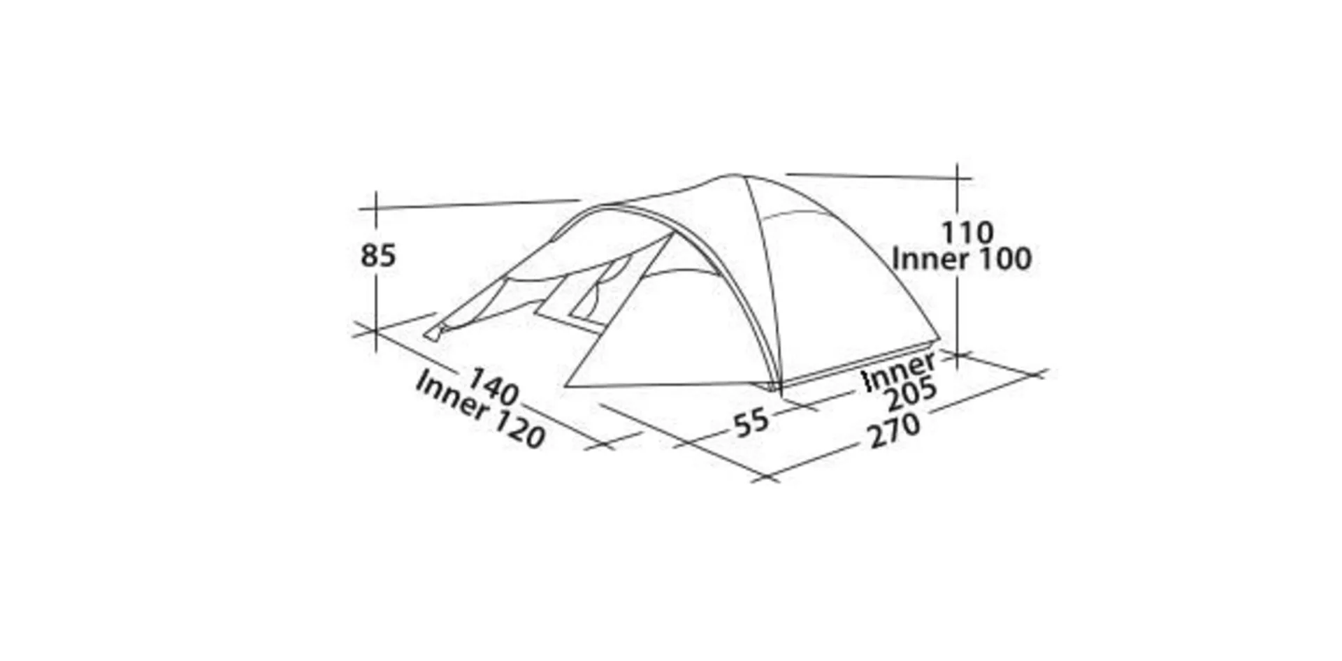 Quasar 200 Rustic Green Easy Camp