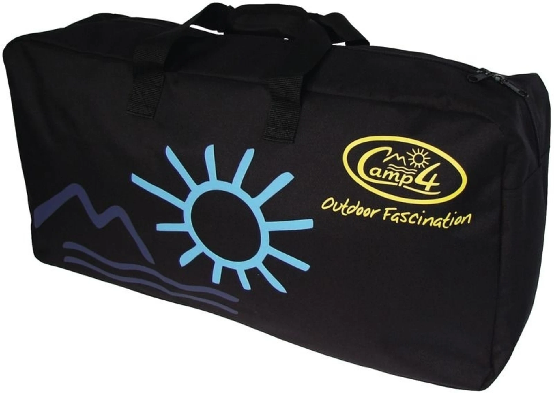 Schwarze Universal Packtasche aus 100% Polyester, 65x33x15cm