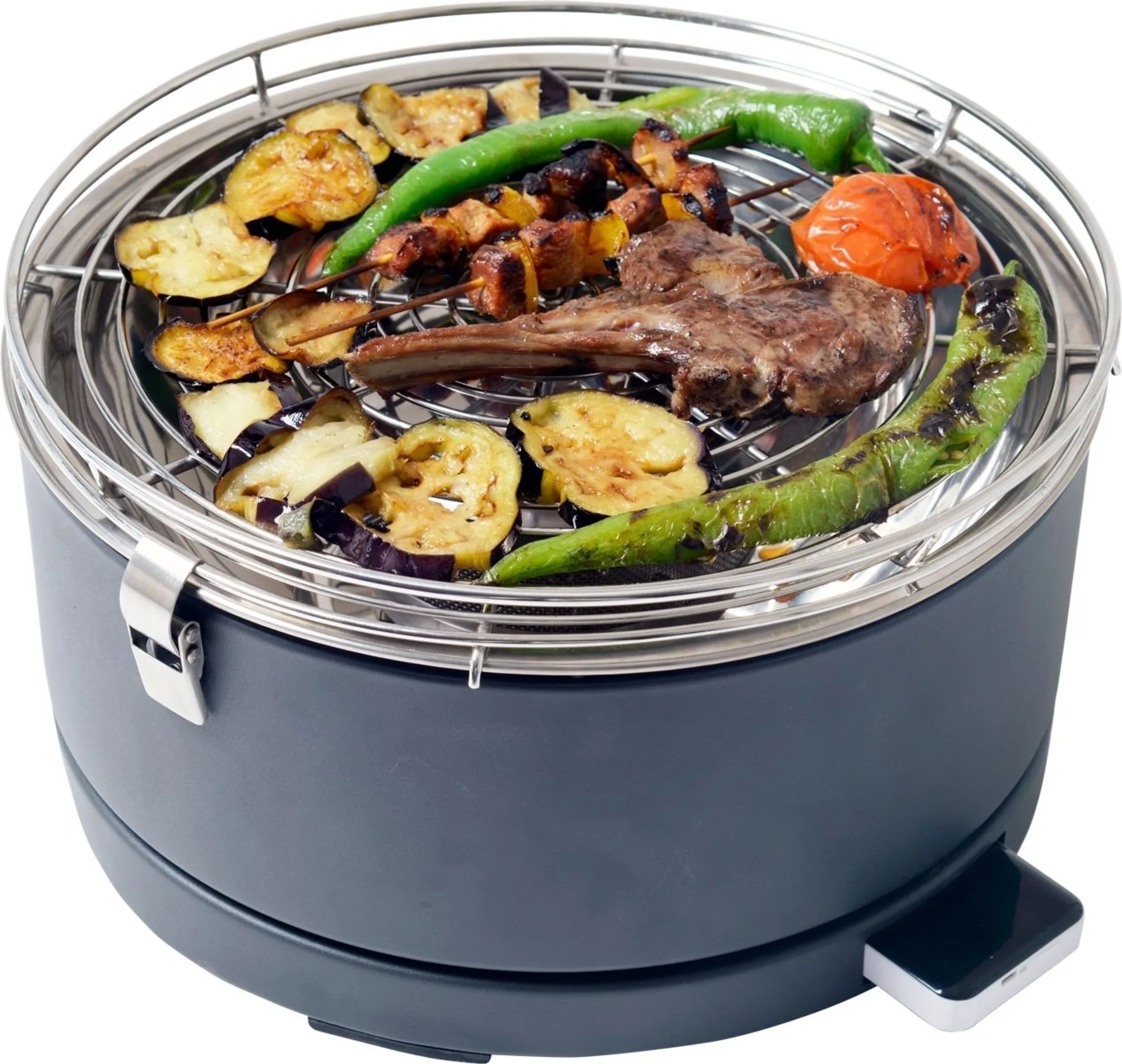 Feuerdesign Mayon barbecue de table au charbon de bois jaune