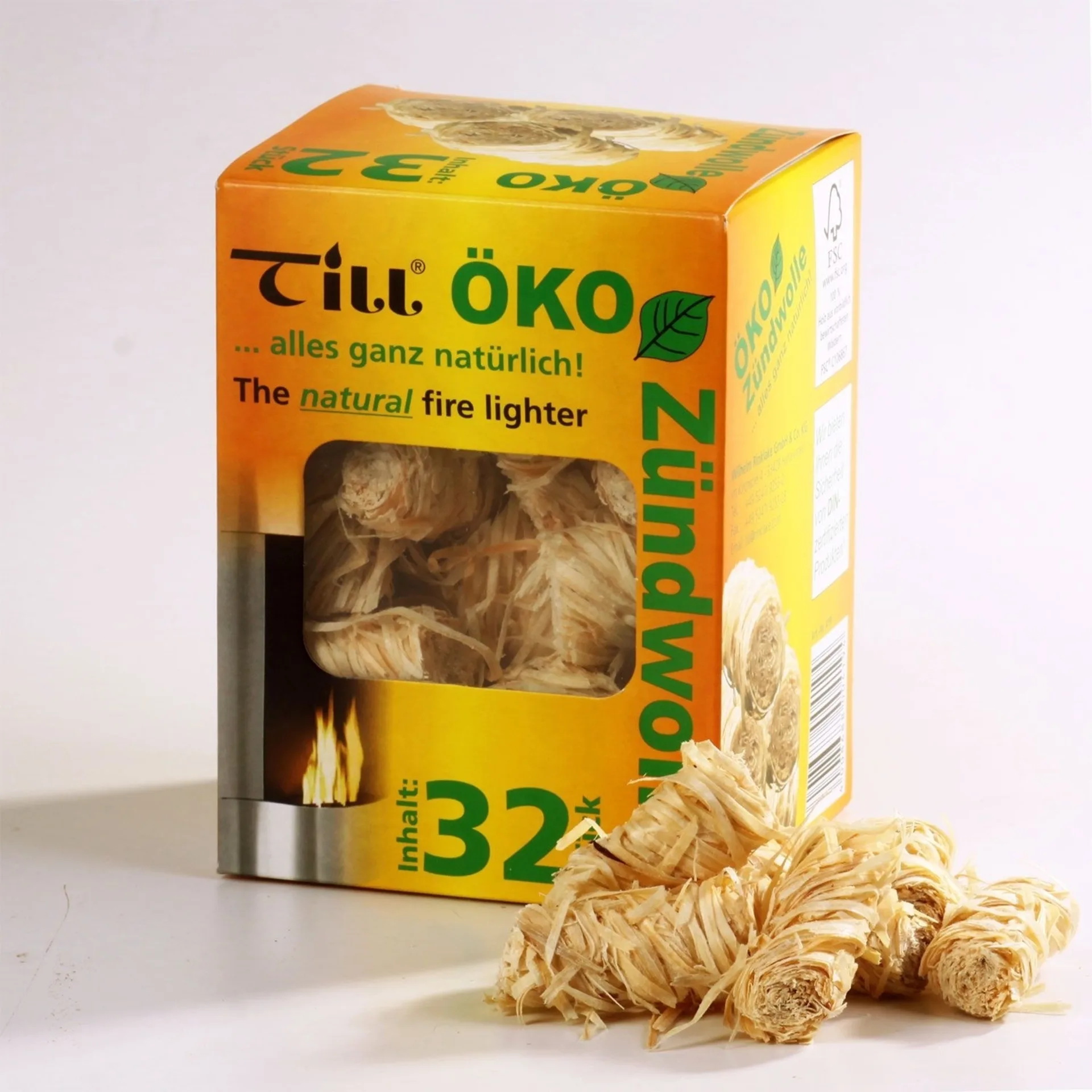 Till Öko Zündwolle / Grillanzünder 32 Stück