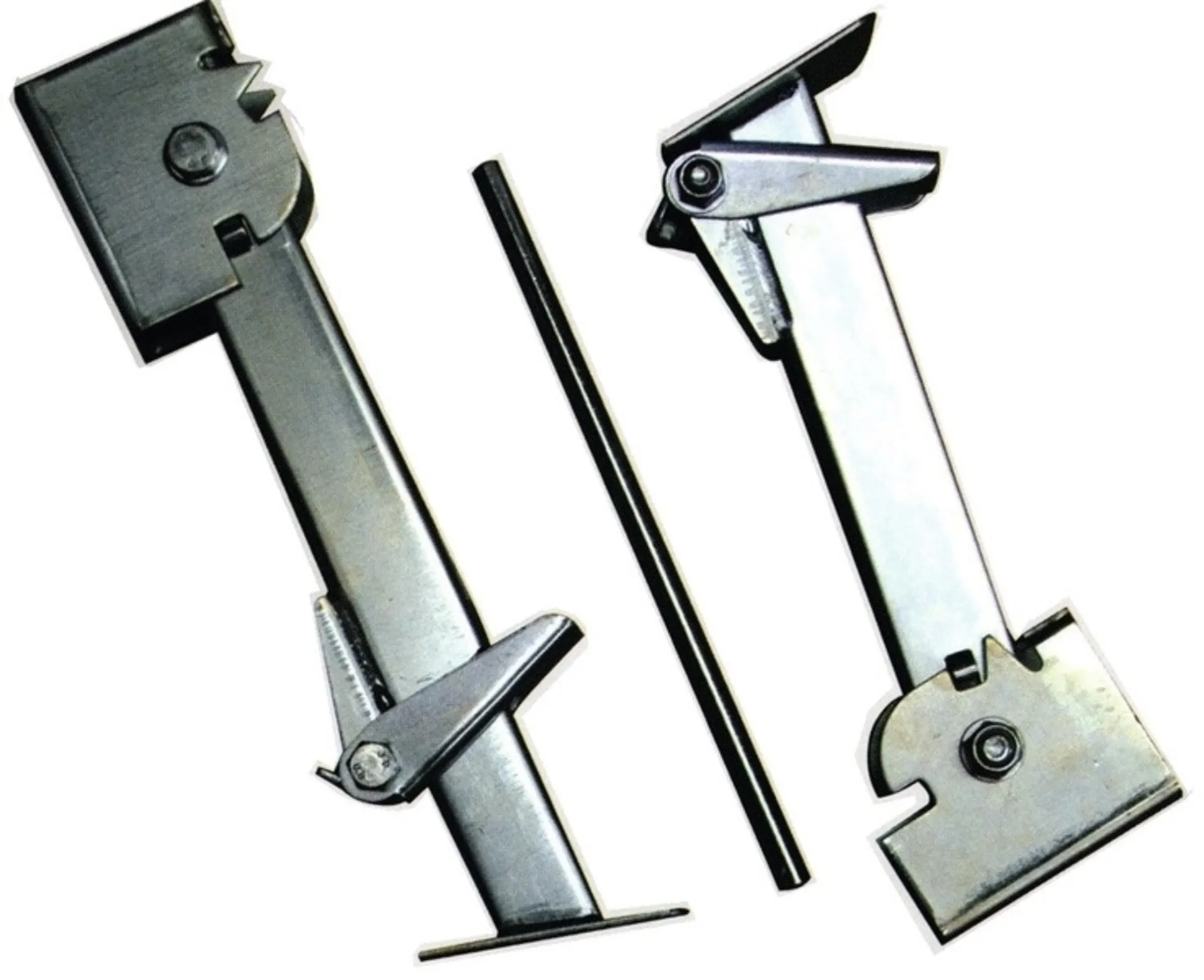 Kit de béquilles pour véhicule, composé de 2 béquilles, hauteur réglable de 29 à 45cm