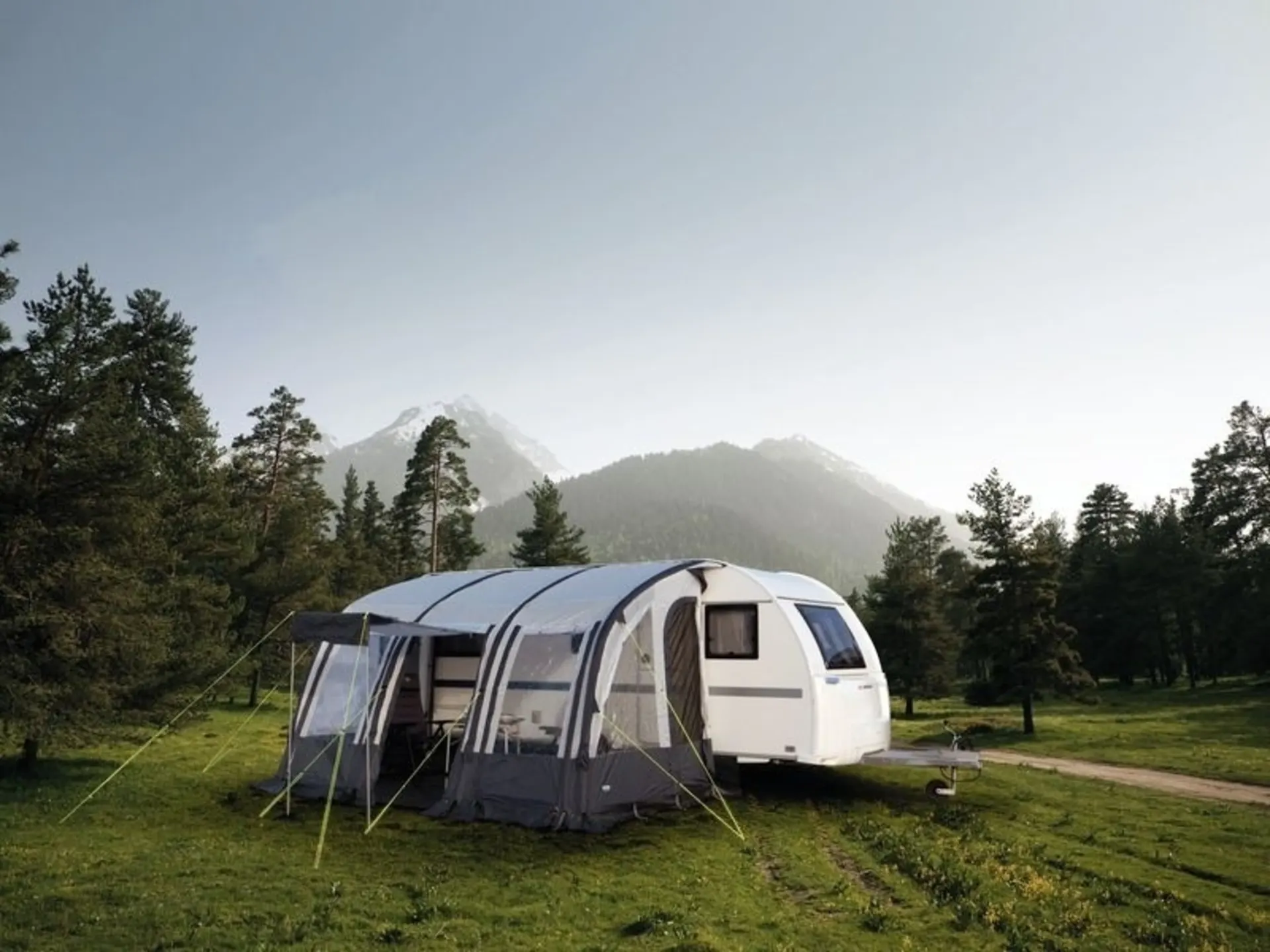 Caravanvorzelt RIMINI AIR II mit Schnellaufbau-Luftzelt