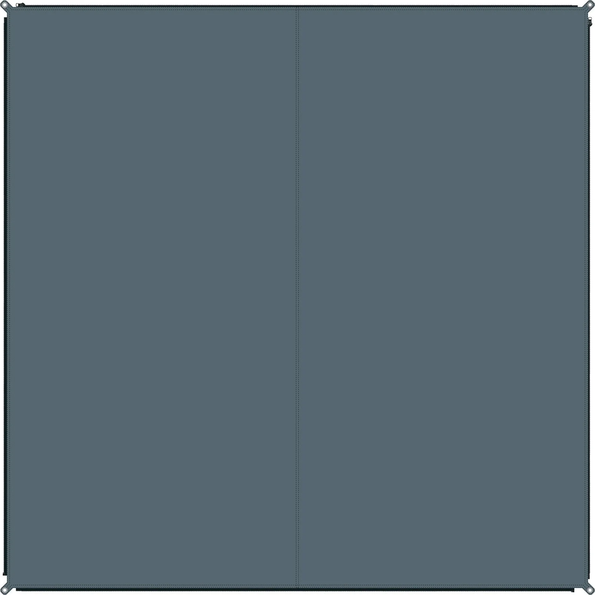 Tapis Bent Zip-Carpet Uni steel grey