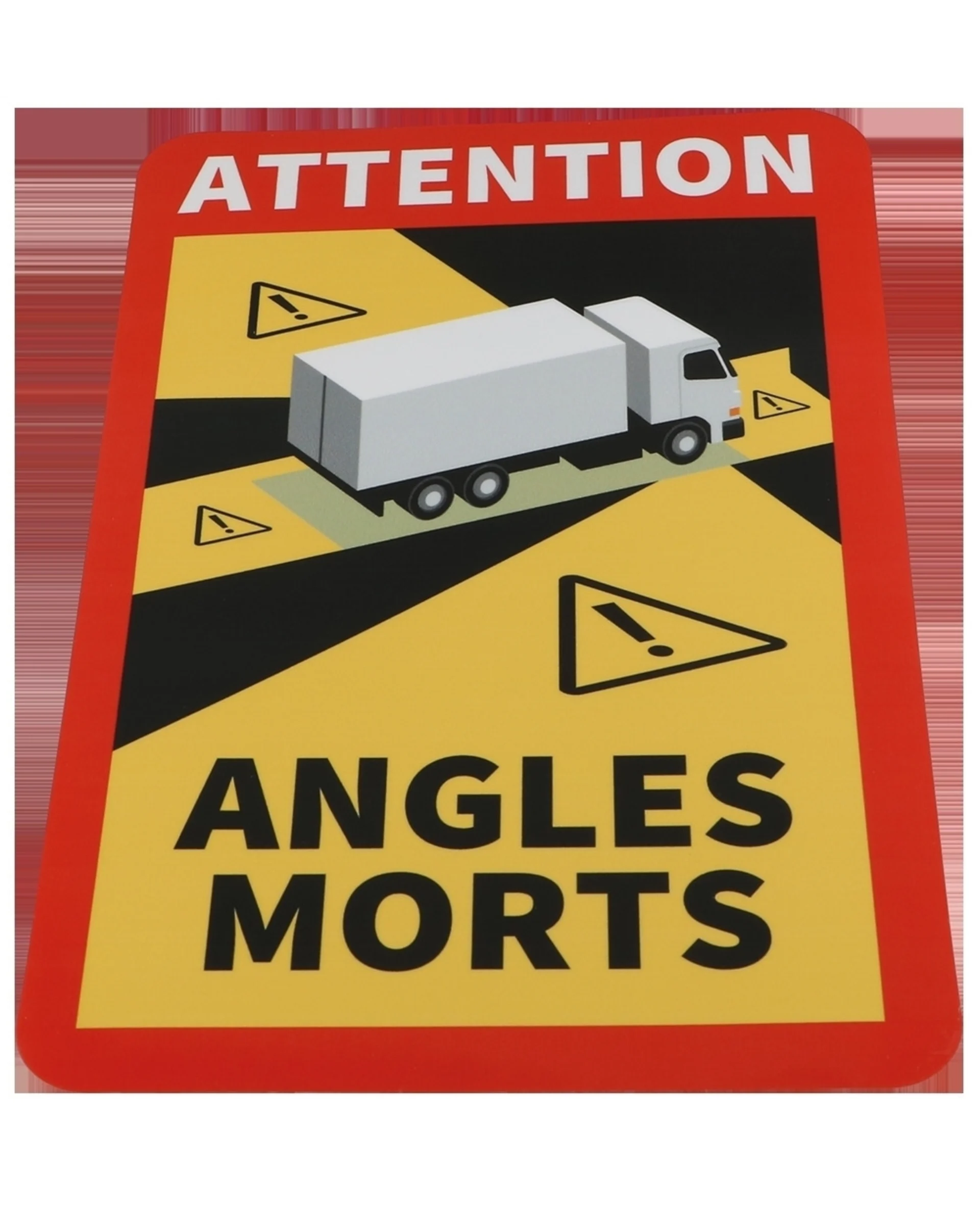 Selbstklebefolie "Toter Winkel“ für LKWs obligatorisch in Frankreich für alle LKW ab 3.5 T, mind. 3Stk. pro Fahrzeug