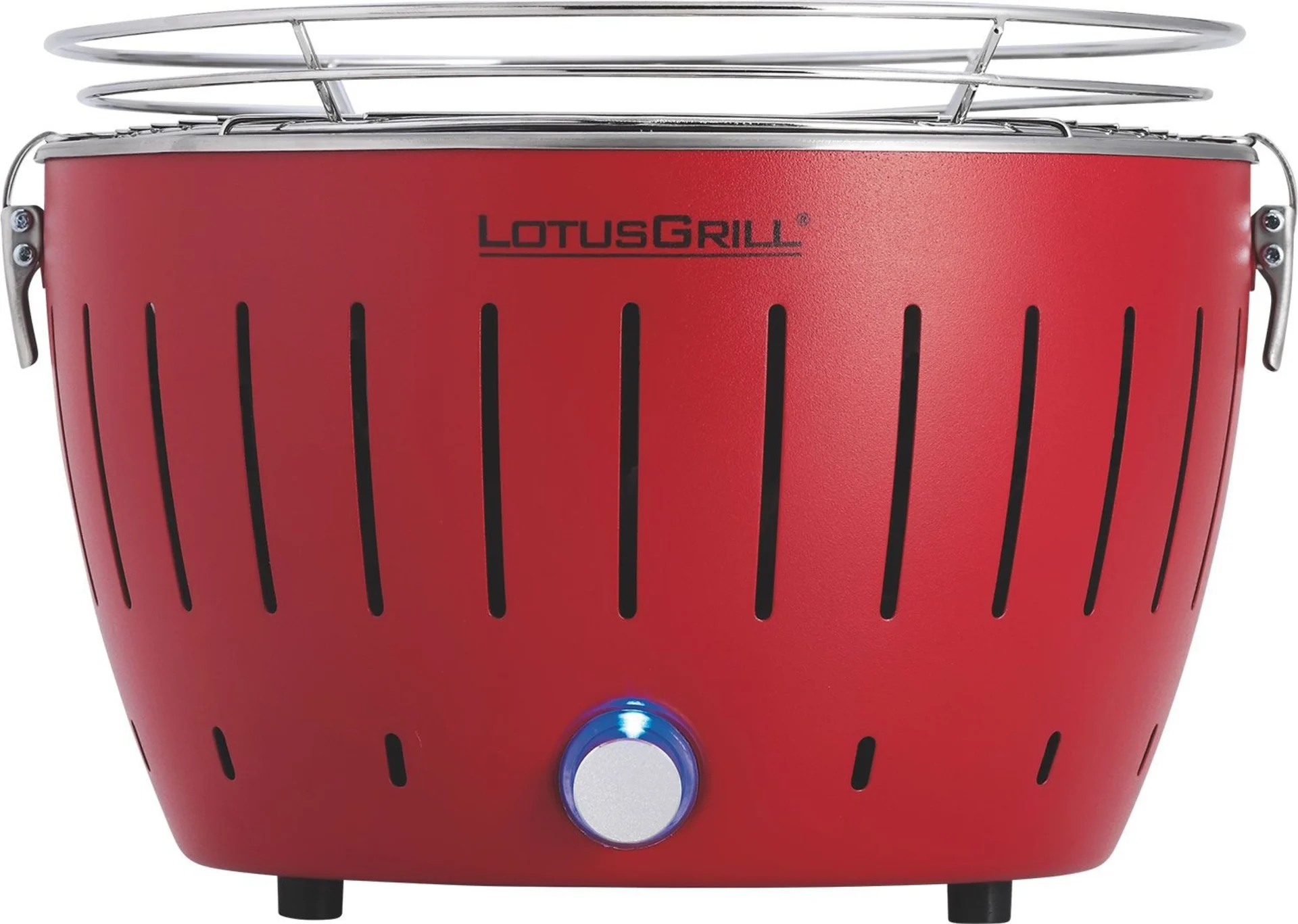 LotusGrill Barbecue au charbon de bois avec sac de transport rouge feu