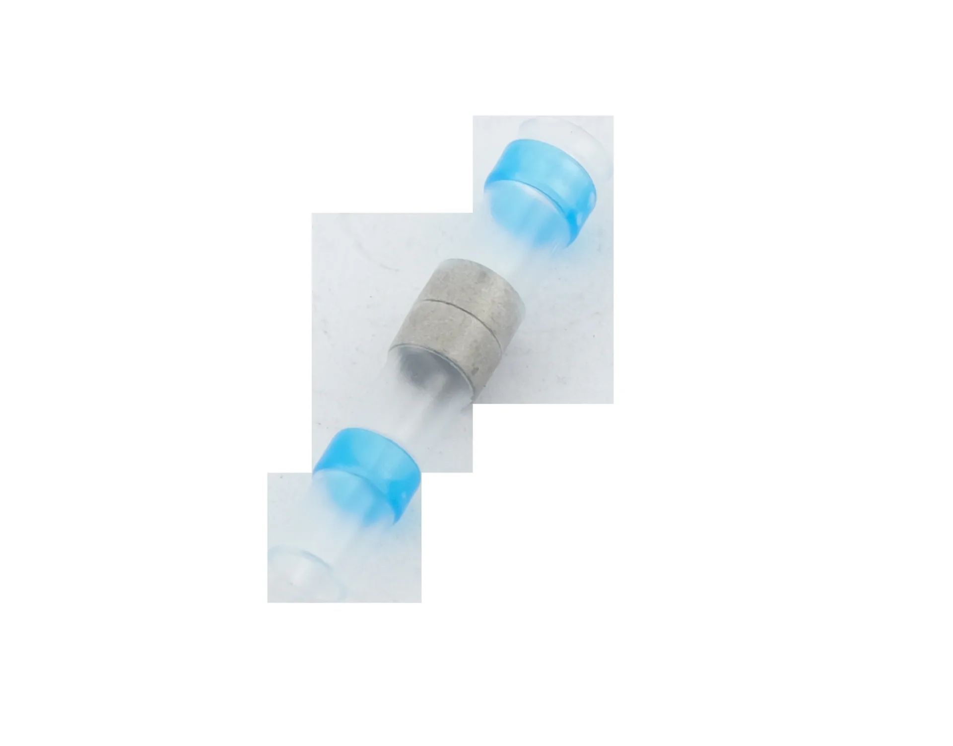 Lötmuffen m. doppeltem Lötring 1.5-2.5mm2 für Kabel-Aussen-ø 1.8-4.5mm (blau)