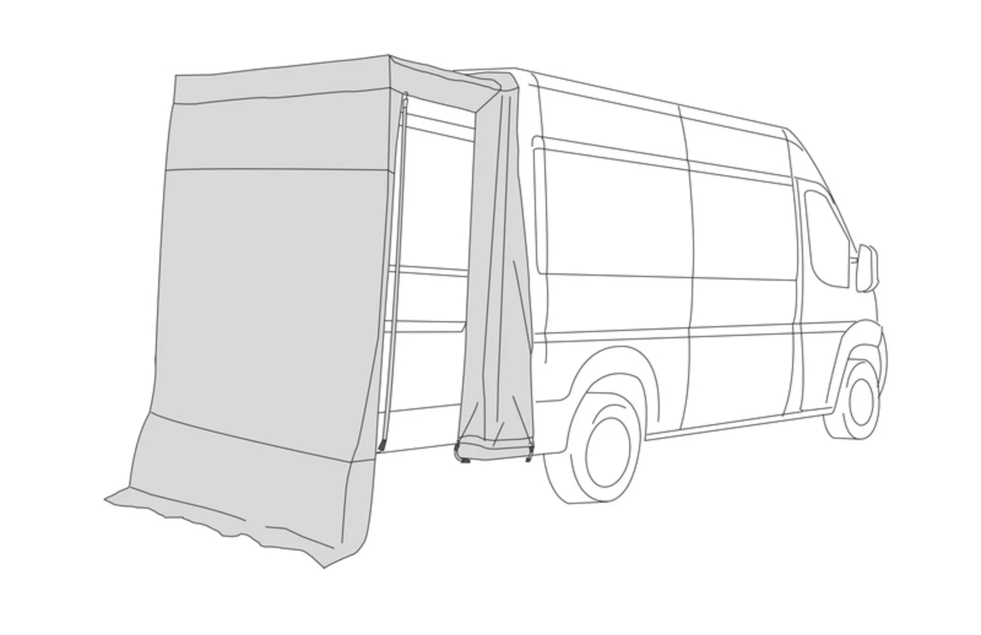 Sonnendach Rear Door Cover Ducato