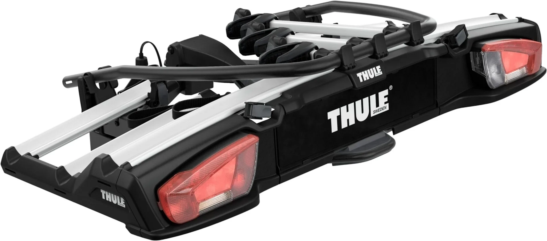 Thule VeloSpace XT3 Fahrradträger Anhängerkupplung 3 Räder Schwarz/Alu