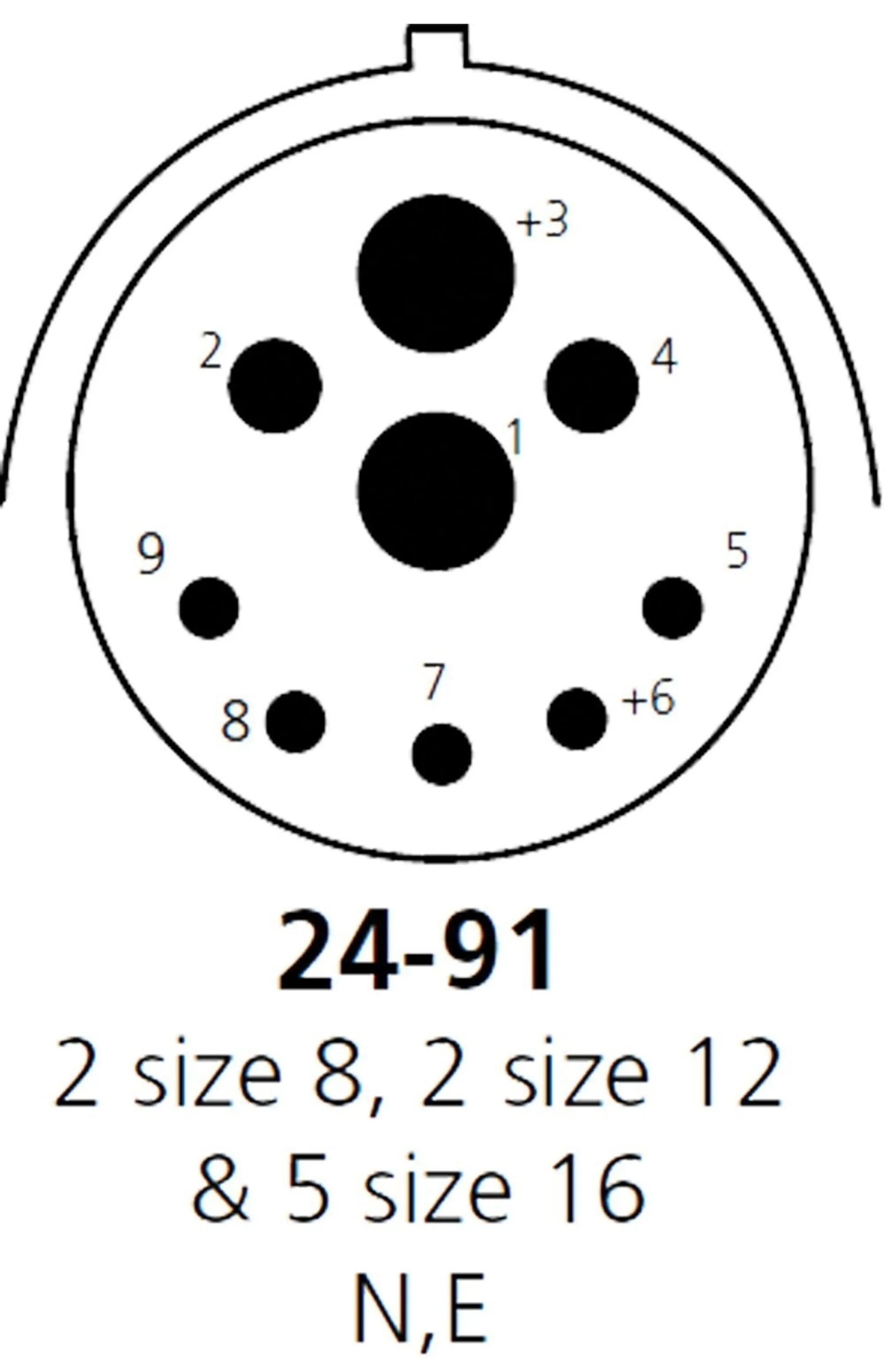 ISOBus-Stecker 9-pol. mit Zugentlastung