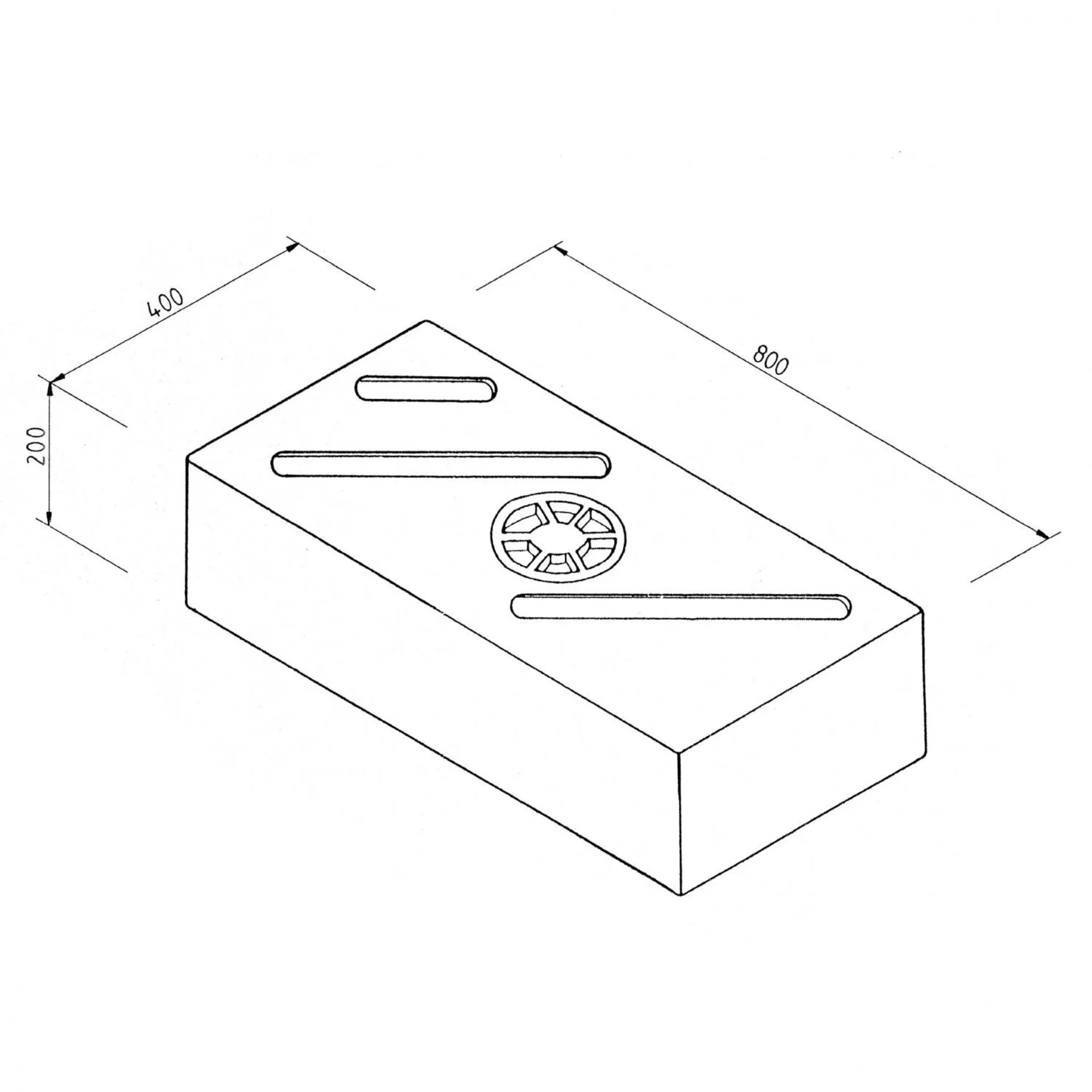 Réservoir d'eau 59 litres