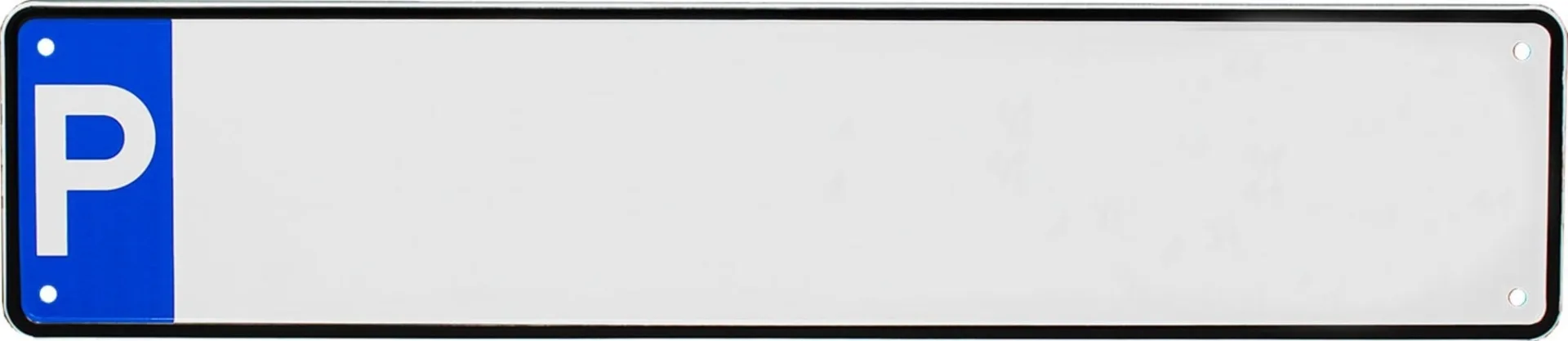 Schütz panneau de réservation de parking sans inscription 520 x 110 x 0,4 mm