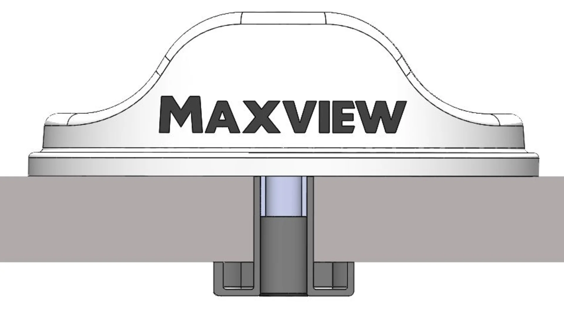 Maxview Roam mobile 4G/5G - Antenne WiFi avec routeur blanc