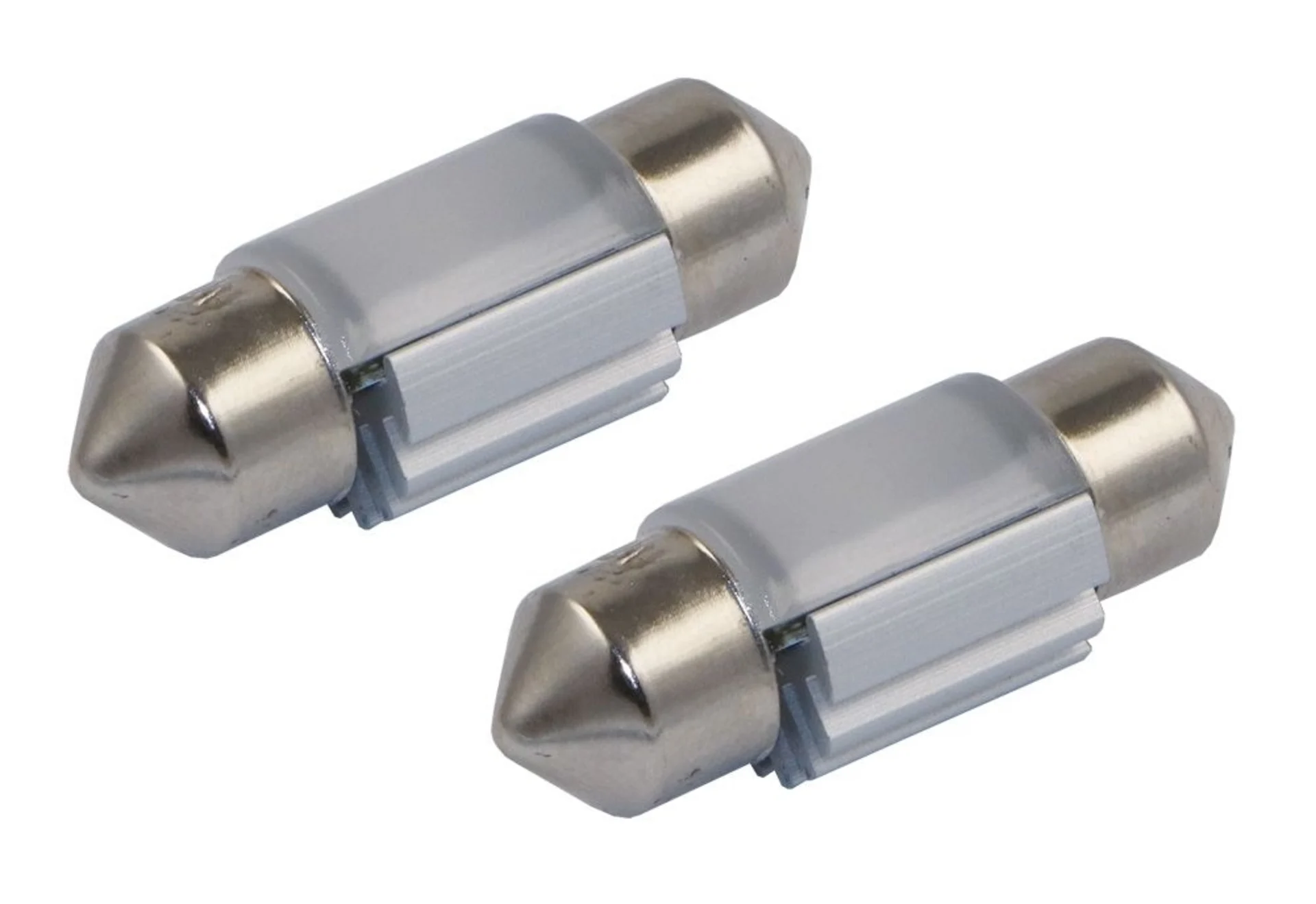2x LED-Soffitten Lampe 10 x 31 mm 12 V weiss 10x31mm jap., entspricht 1735 (≙10 W)
