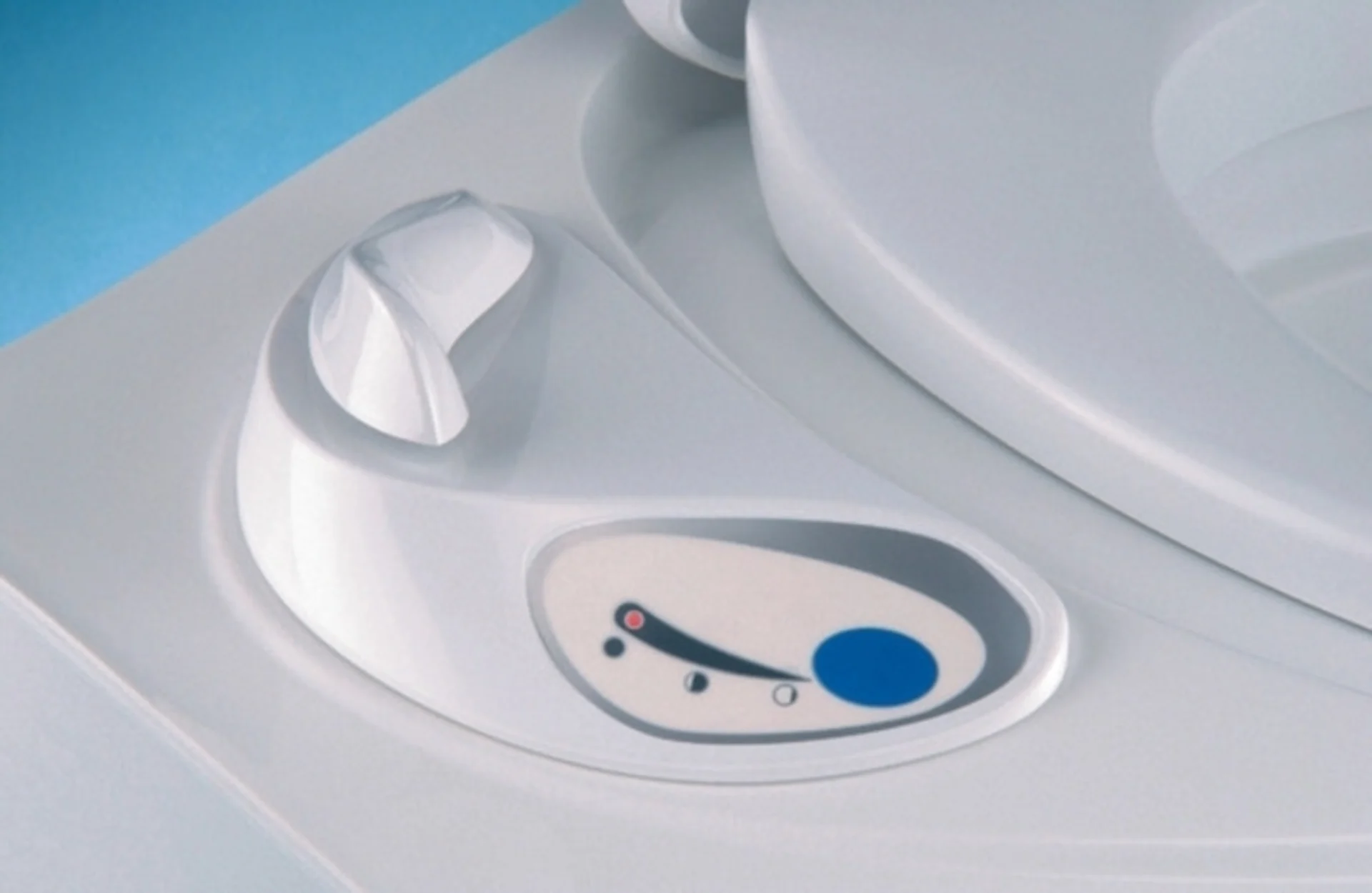 Elektrische Cassettentoilette C402-X - Weiß - Links